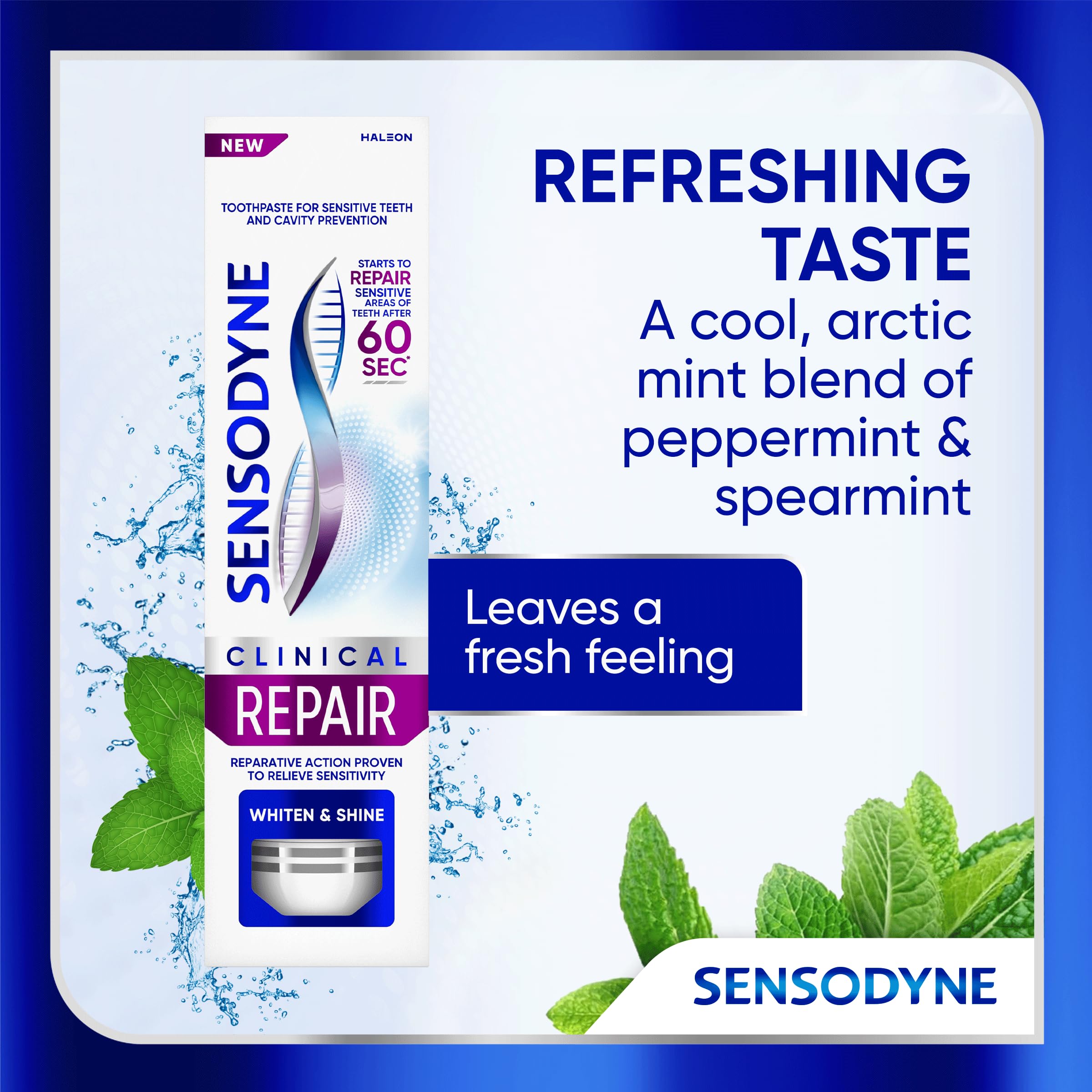 Sensodyne Clinical Repair Whiten & Shine Toothpaste

