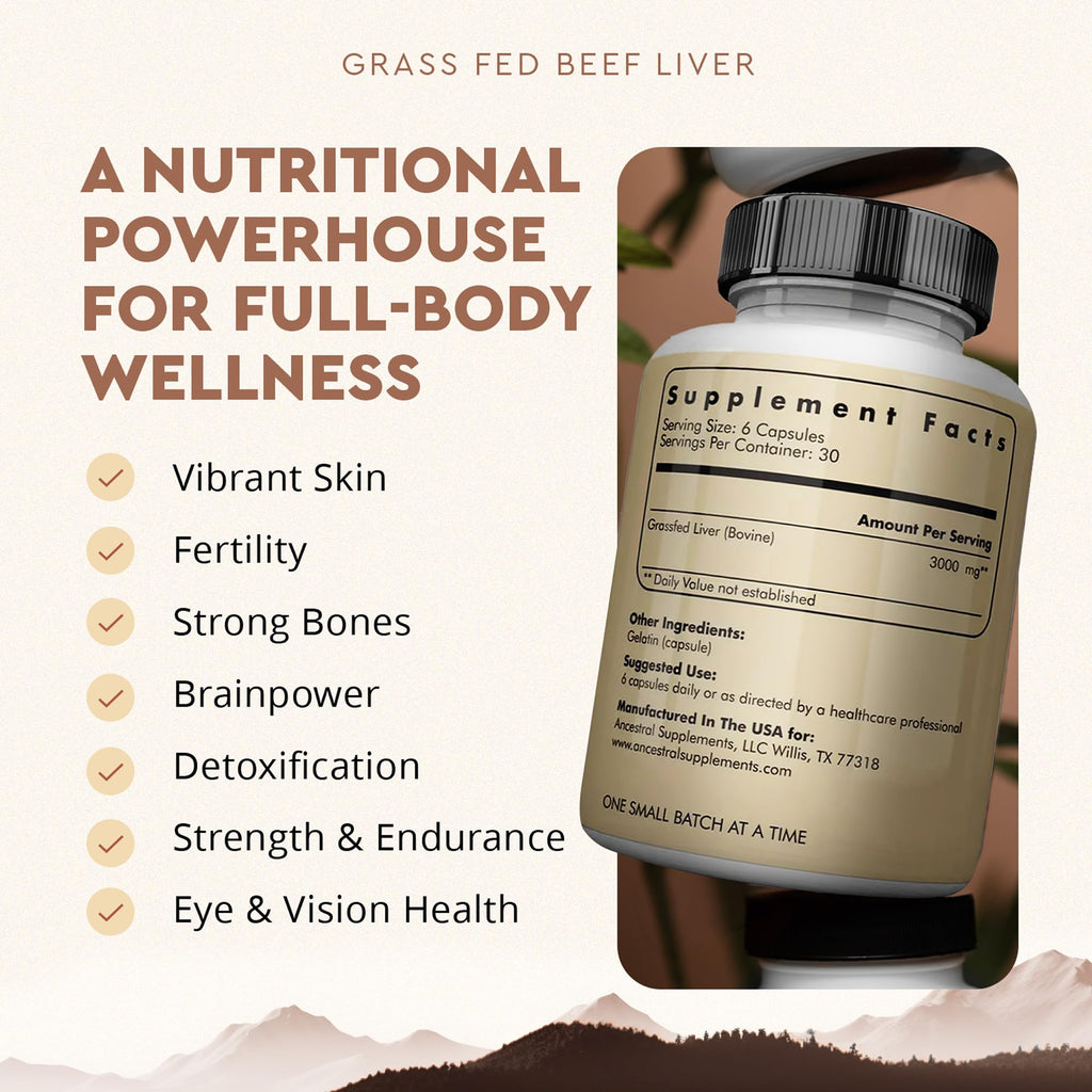 Ancestral Supplements Hepatic Support Supplement - Wellness

