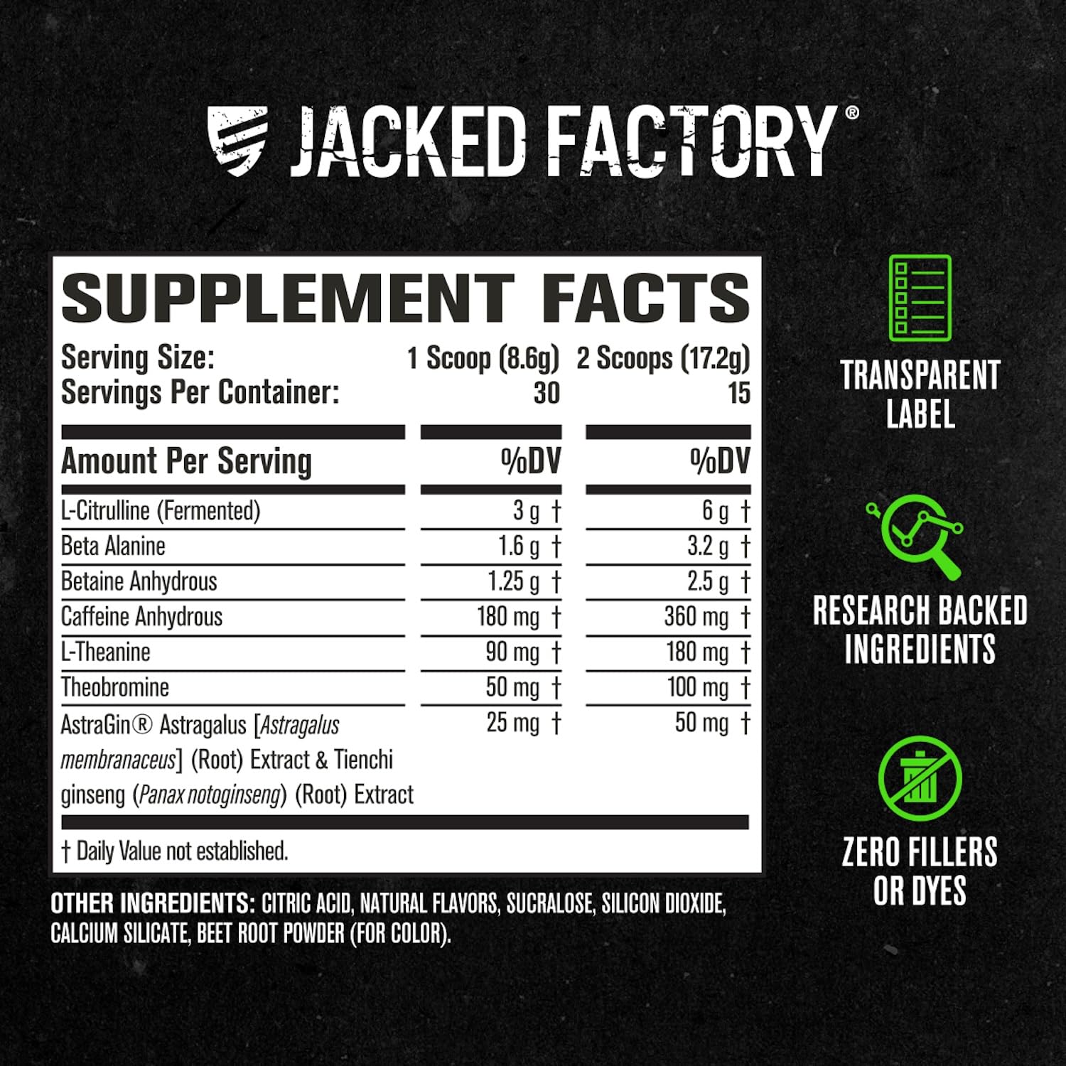 Jacked Factory Nitrosurge Pre-Workout Supplement | Energy

