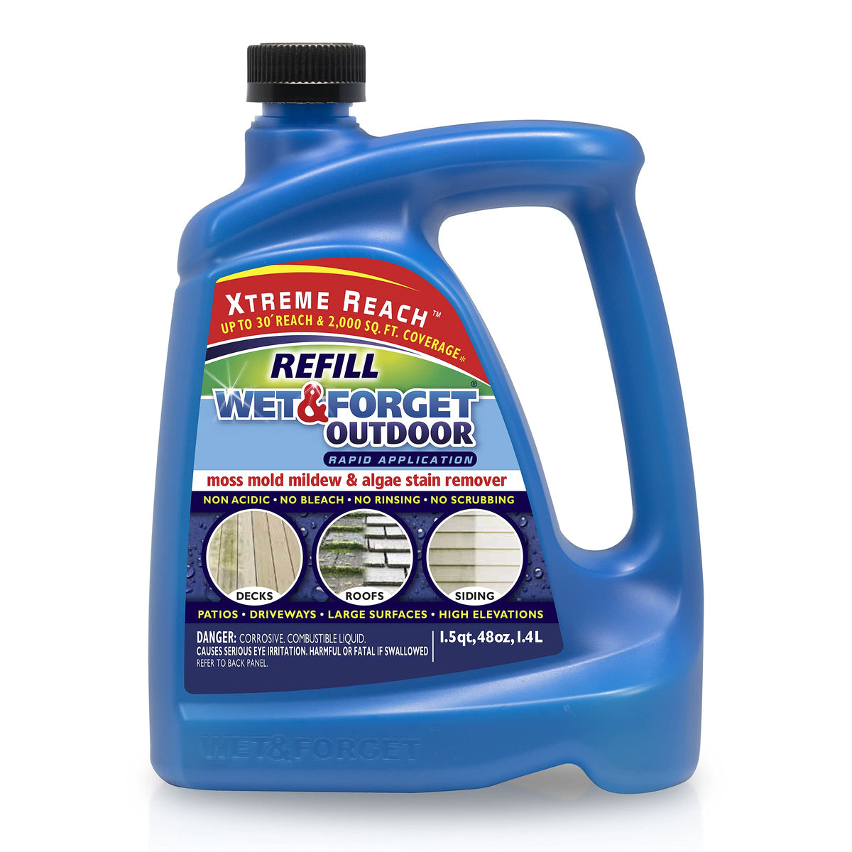 Wet & Forget Outdoor Hose End Stain Remover Multi-Surface Cleaner