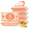 WONDERFUL Flushable Wipes Plant-Based Wet Wipes for Adults & Kids
