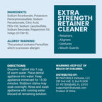 M3 Retainer and Denture Cleansers for Removable Appliances

