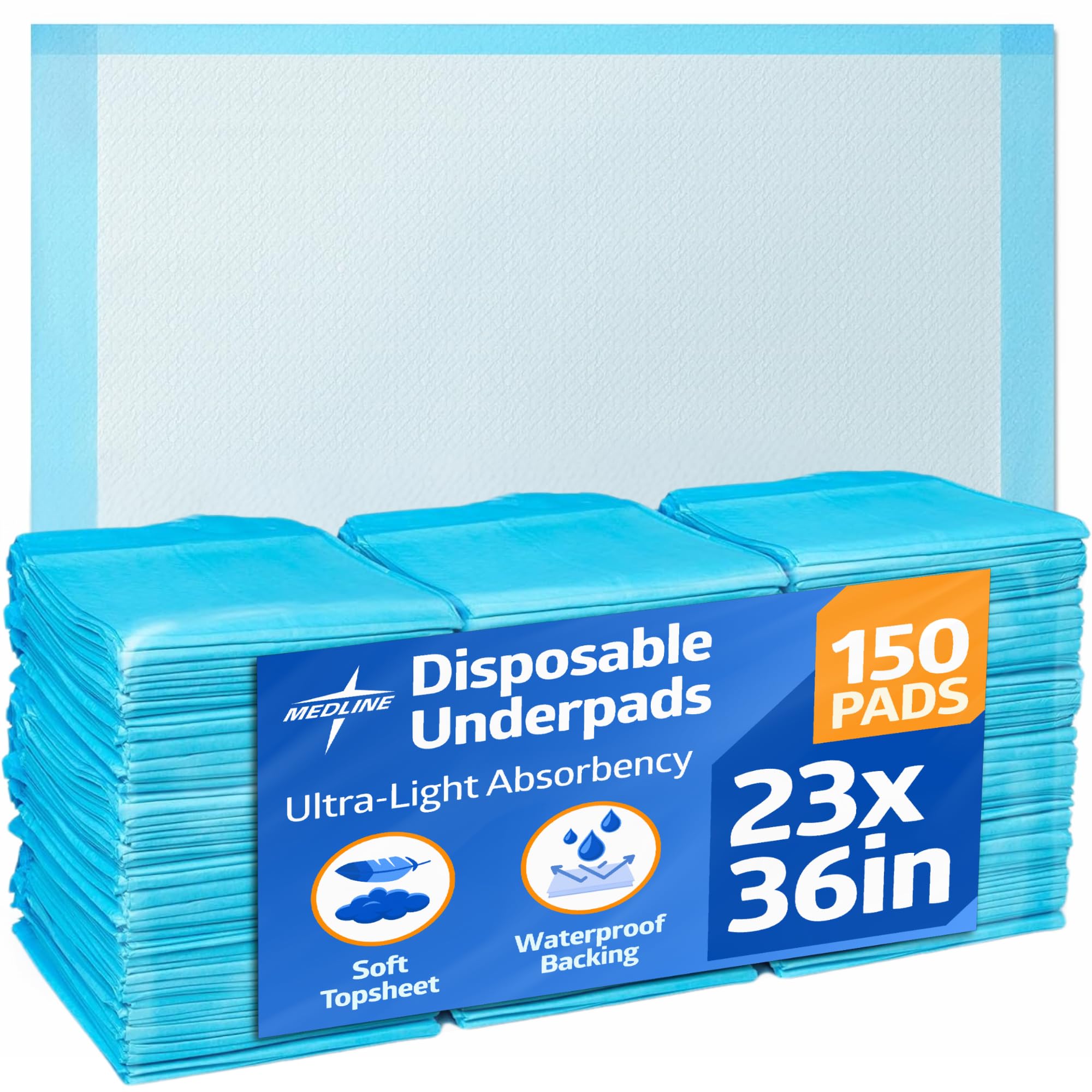 Medline Disposable Underpad - Light Absorbency

