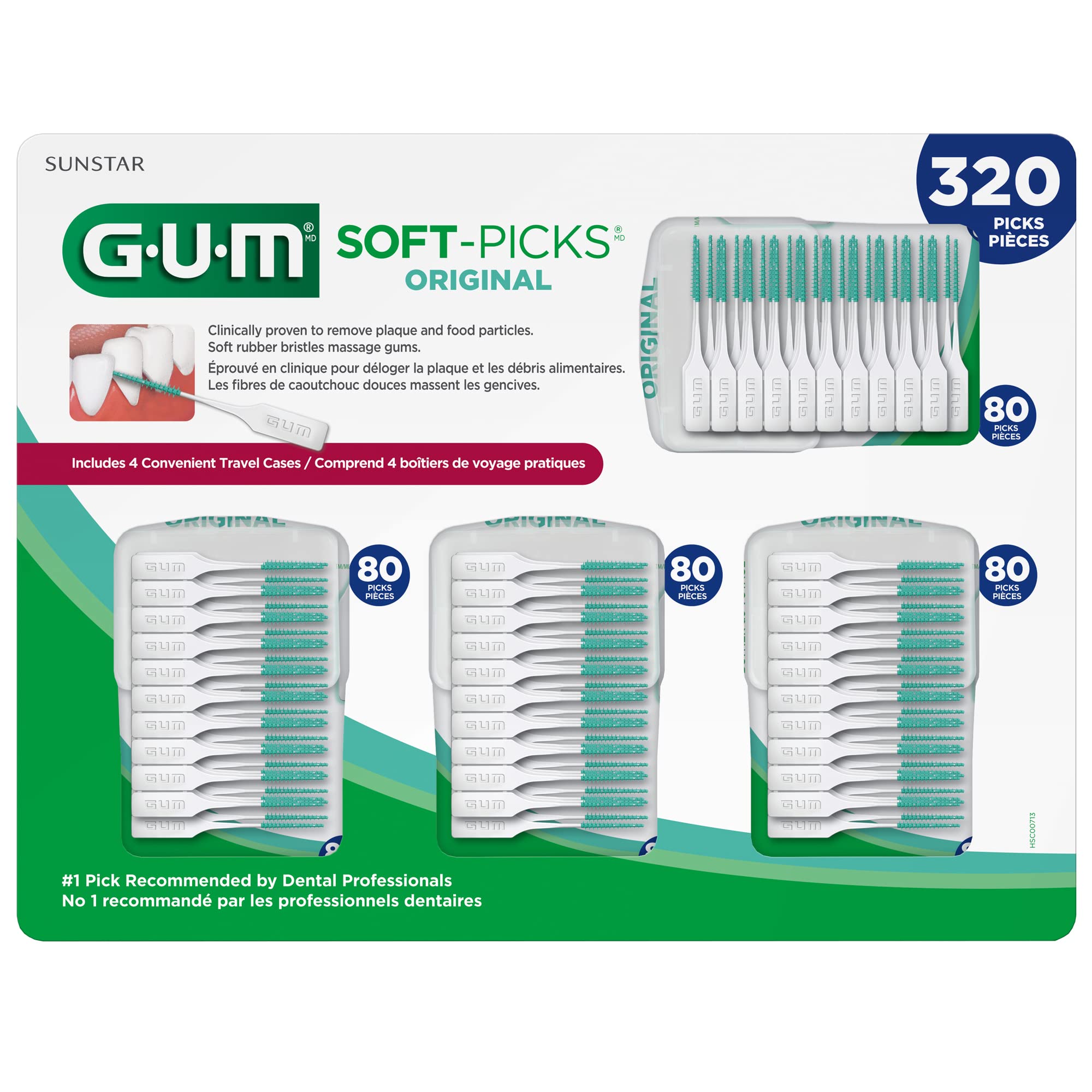 GUM Soft-Picks Original Interdental Picks for Gum Health

