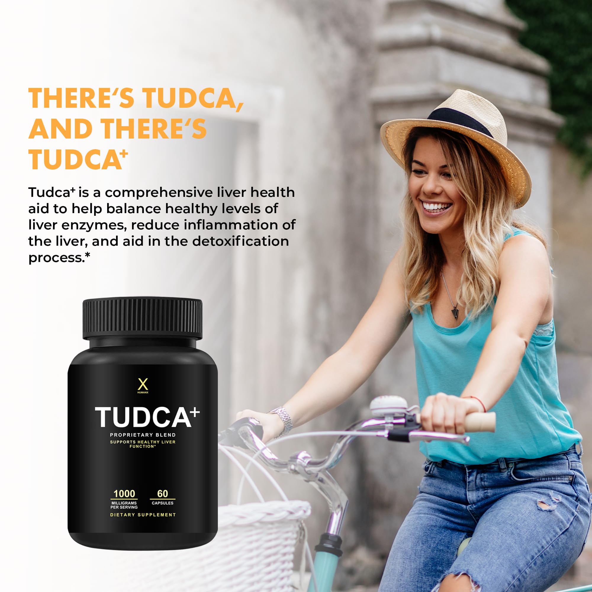 HUMANX TUDCA+ Liver Support | Vegan Non-GMO

