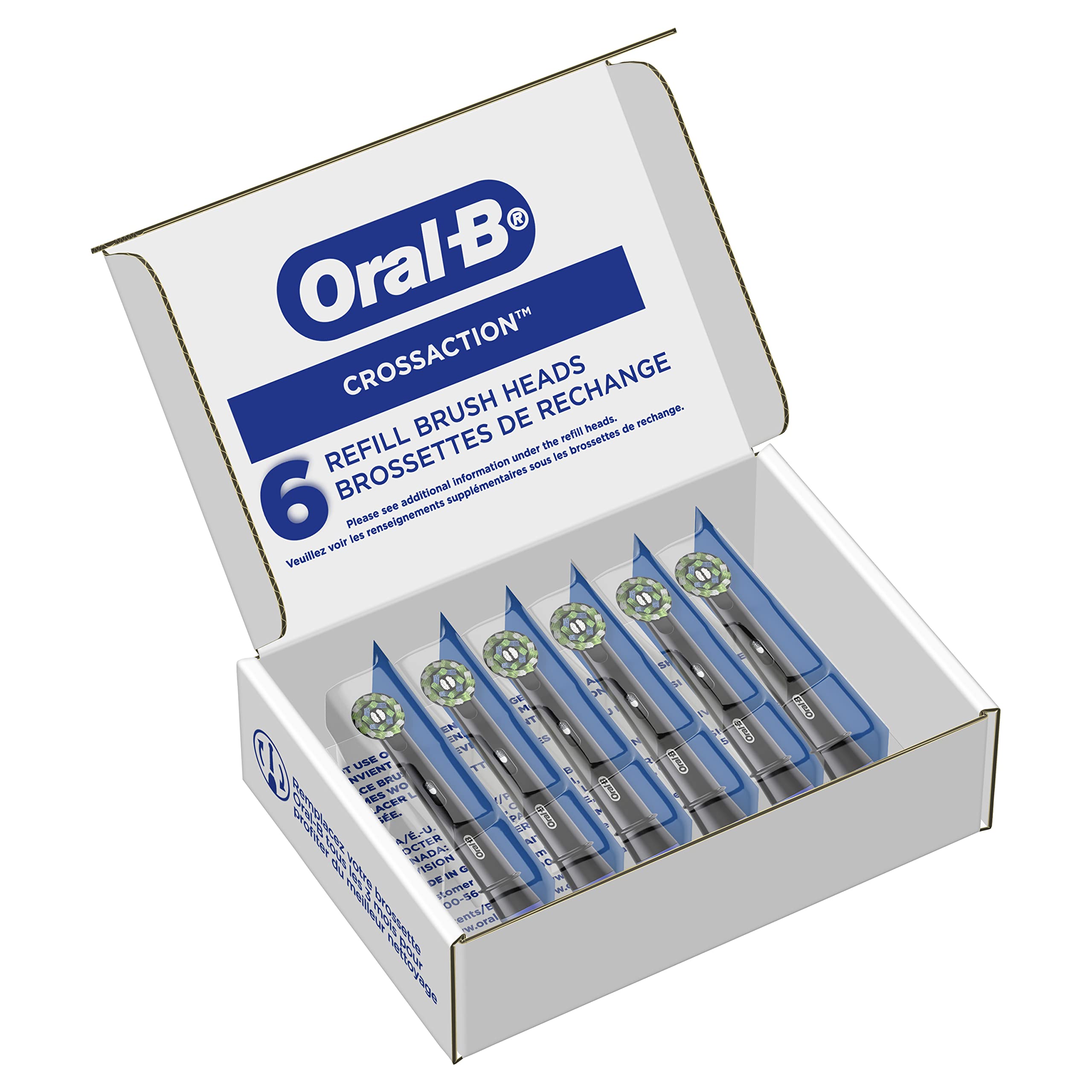 Oral-B Cross Action Brush Heads for Electric Toothbrush

