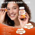 Calcium Citrate Gummies with Vitamin D3 for Bone Support

