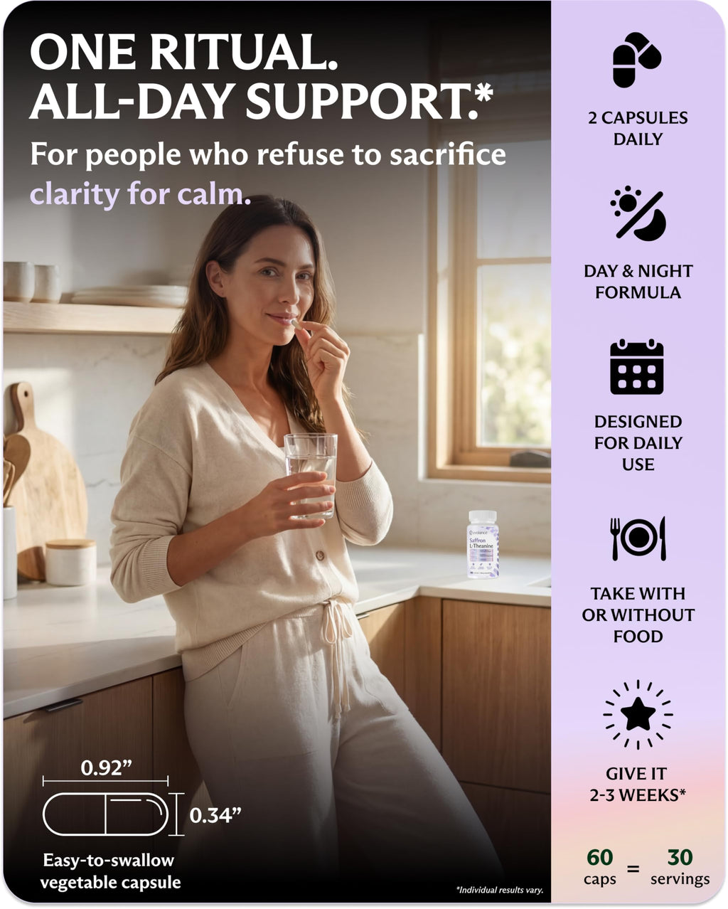 Affron Saffron Mood Support with Magnesium & L-Theanine

