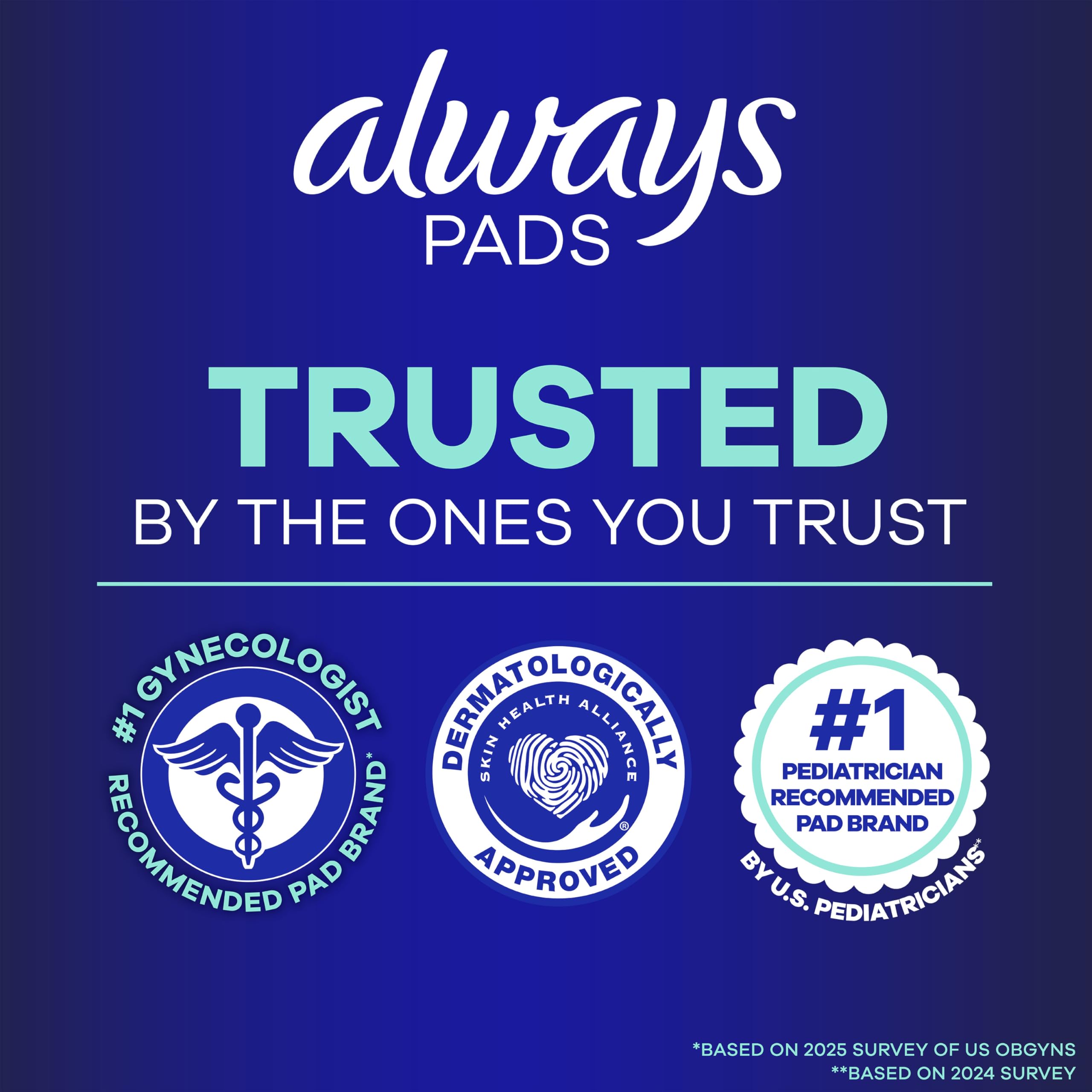 Always Maxi Overnight Pads with Wings Extra Heavy Unscented


