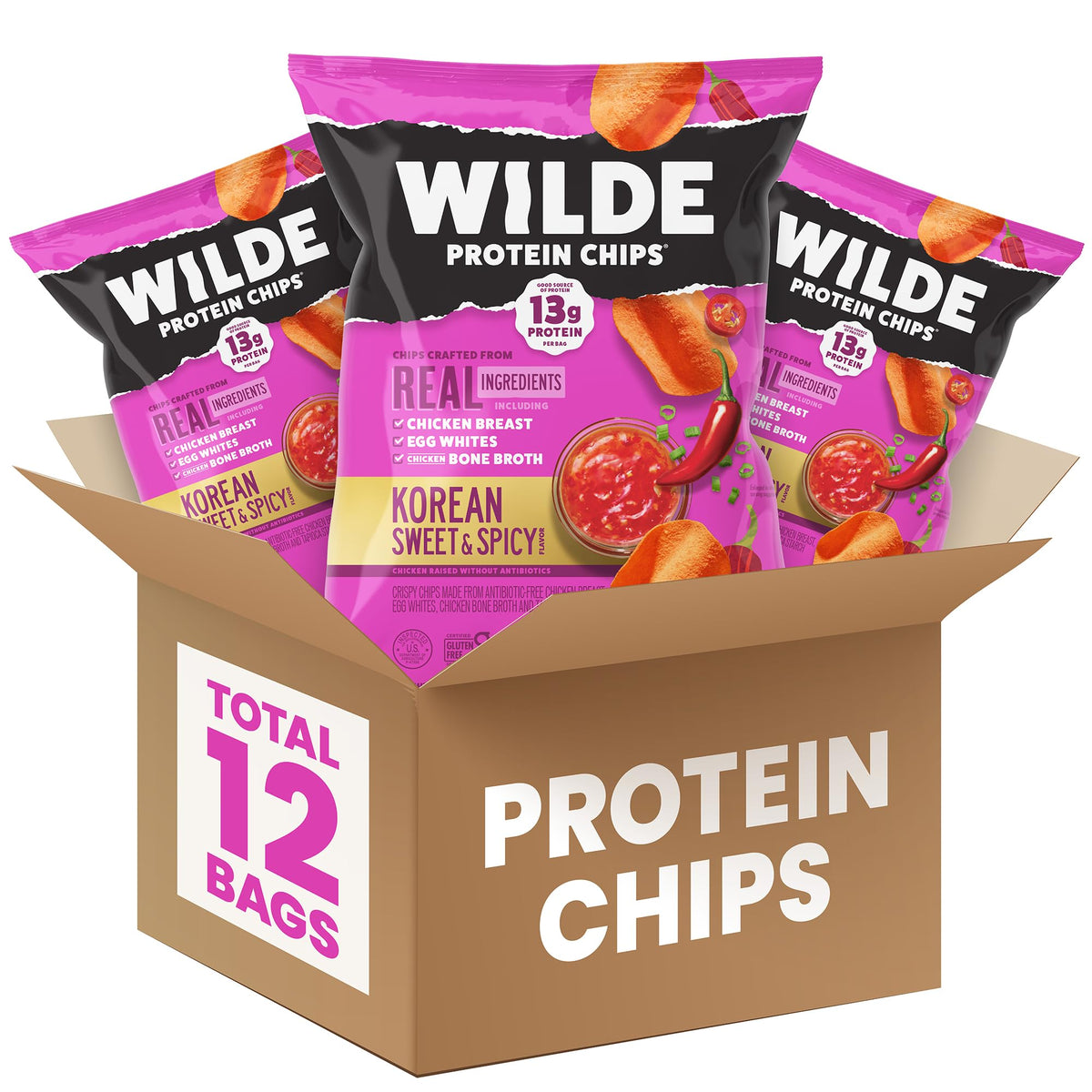 WILDE High Protein Chips – Keto Gluten Free Low Carb Snack
