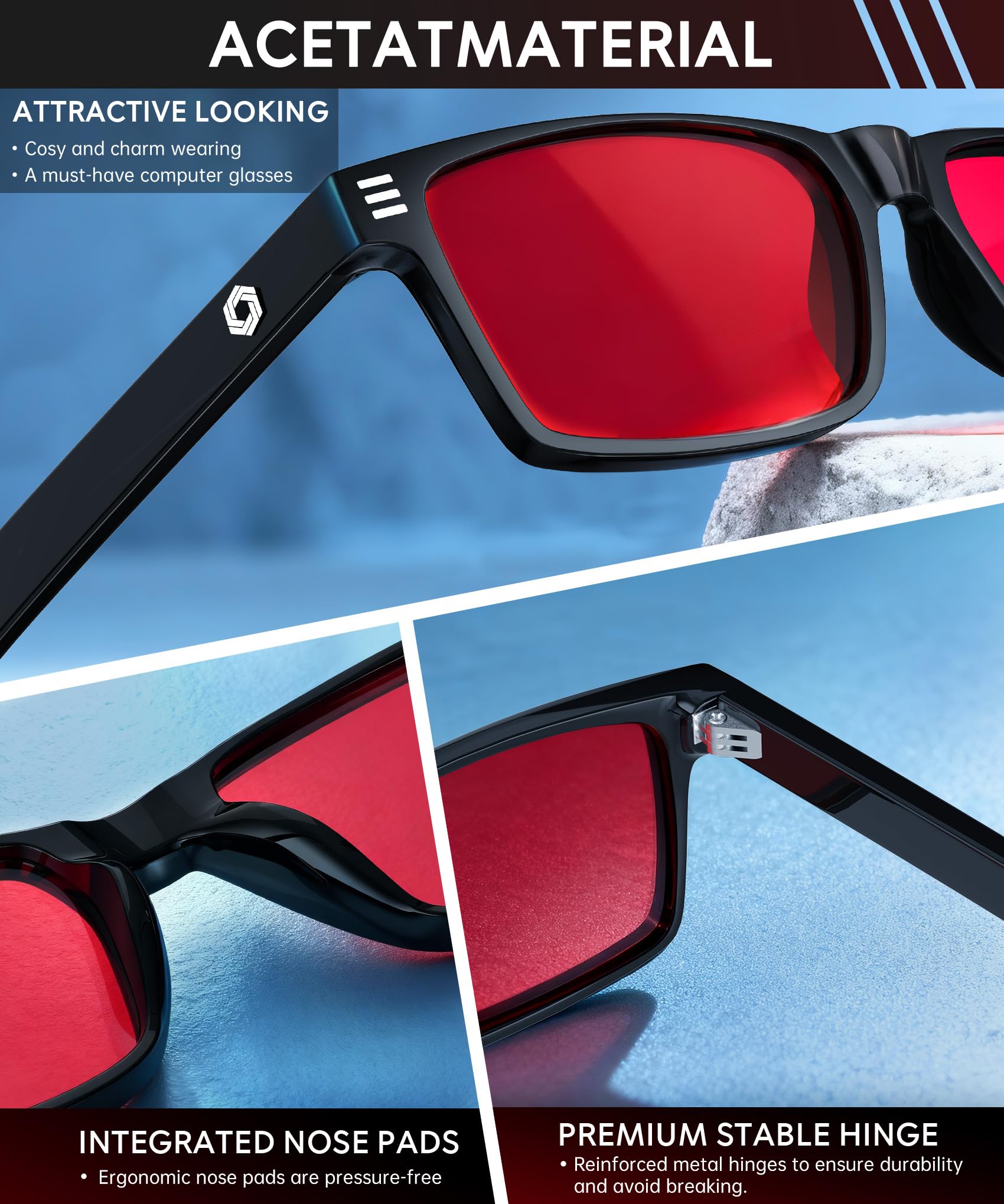 ANYLUV Computer Glasses for Screen Use | Eye Protection

