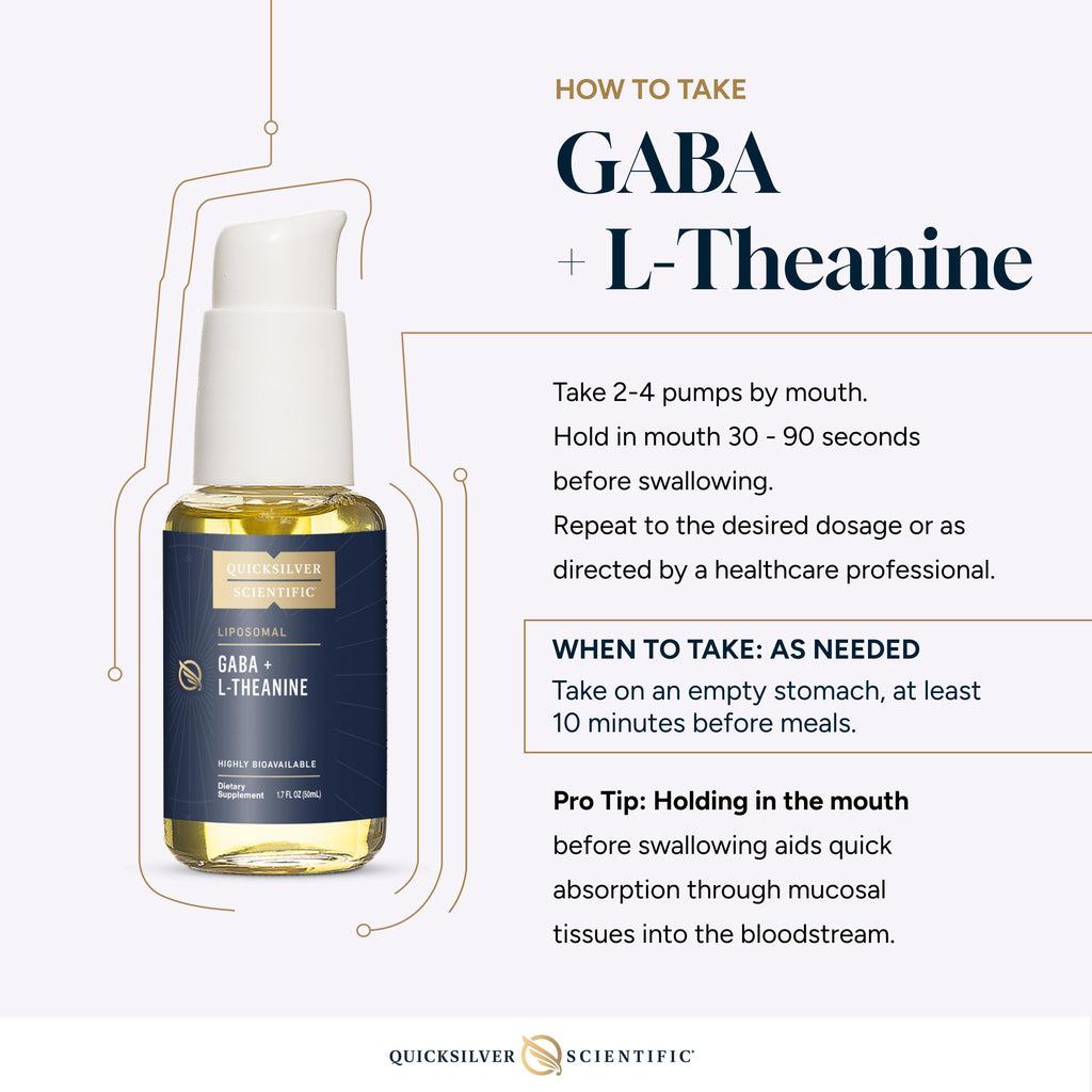 Quicksilver Scientific Liposomal GABA + L-Theanine Brain

