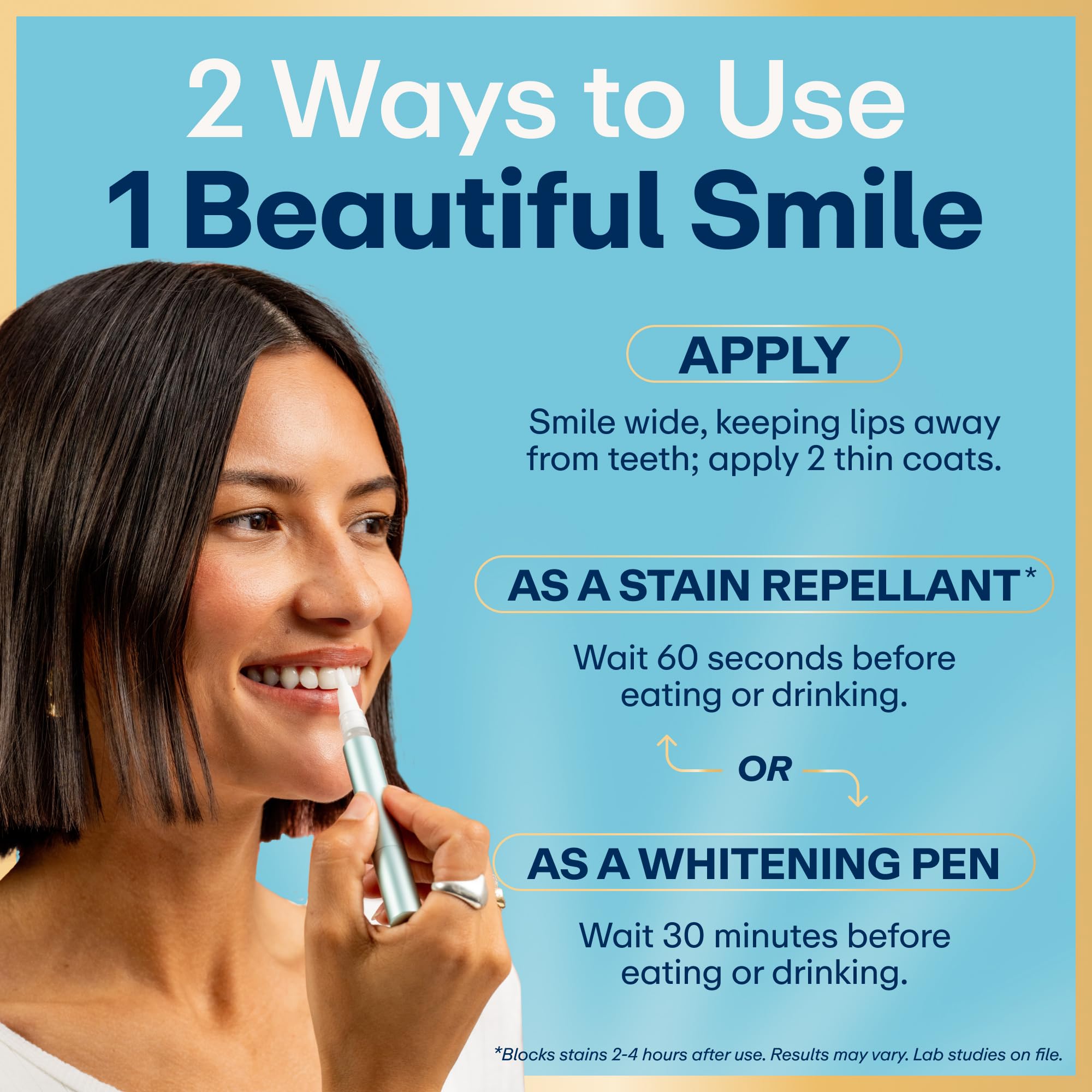 Lumineux 2-in-1 Whitening Pen | Enamel Safe


