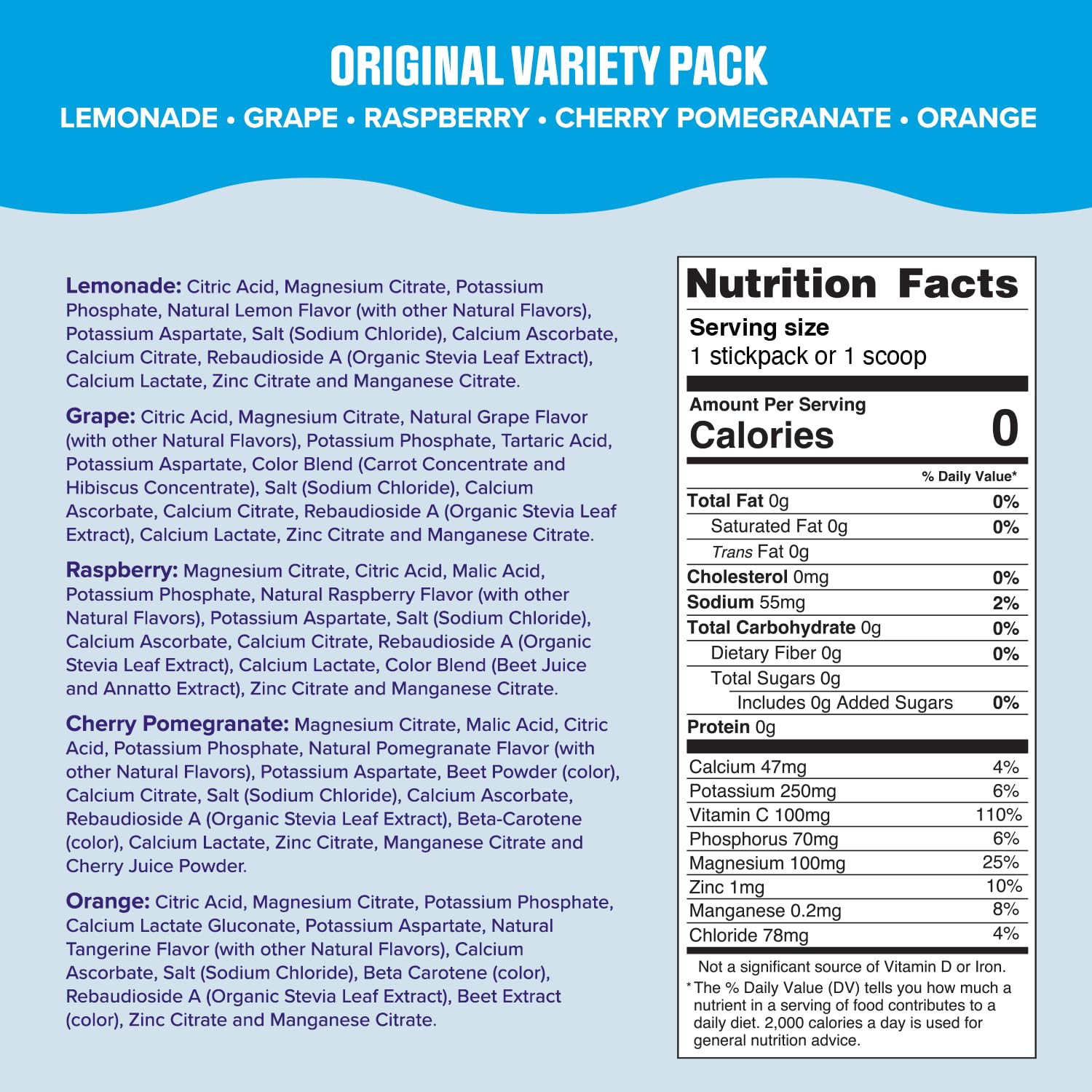 Ultima Replenisher Electrolyte Powder | Zero Sugar Hydration


