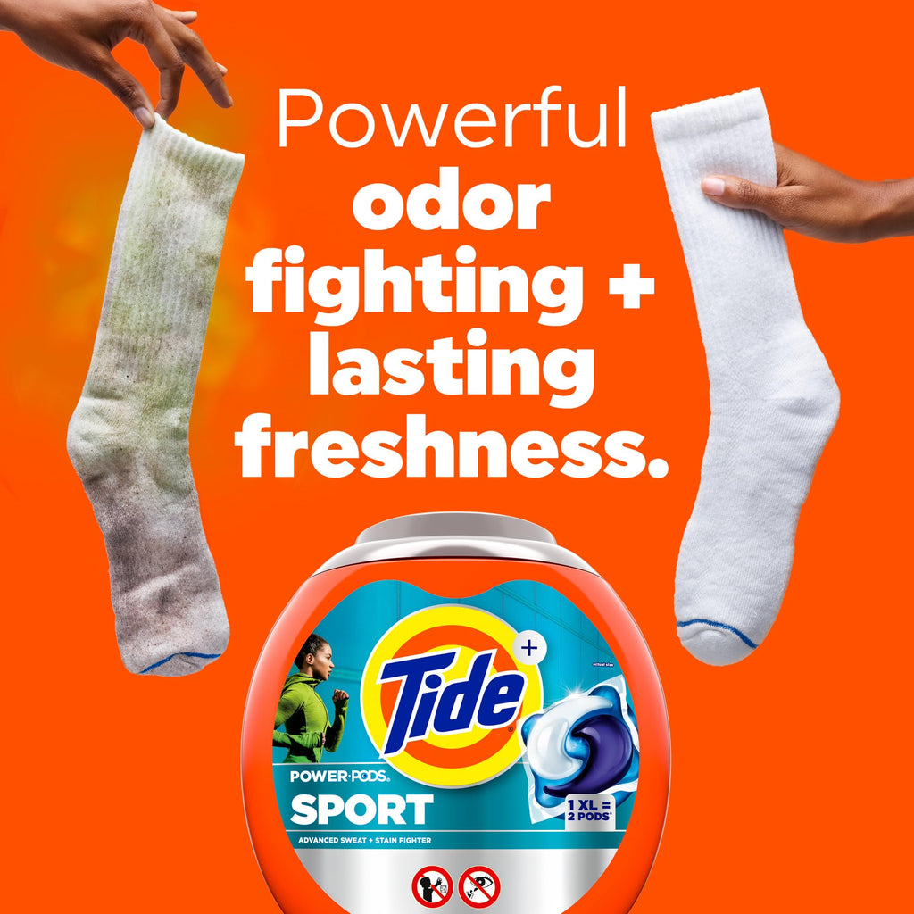 Tide Power PODS Detergent Pacs with Febreze Odor Eliminators


