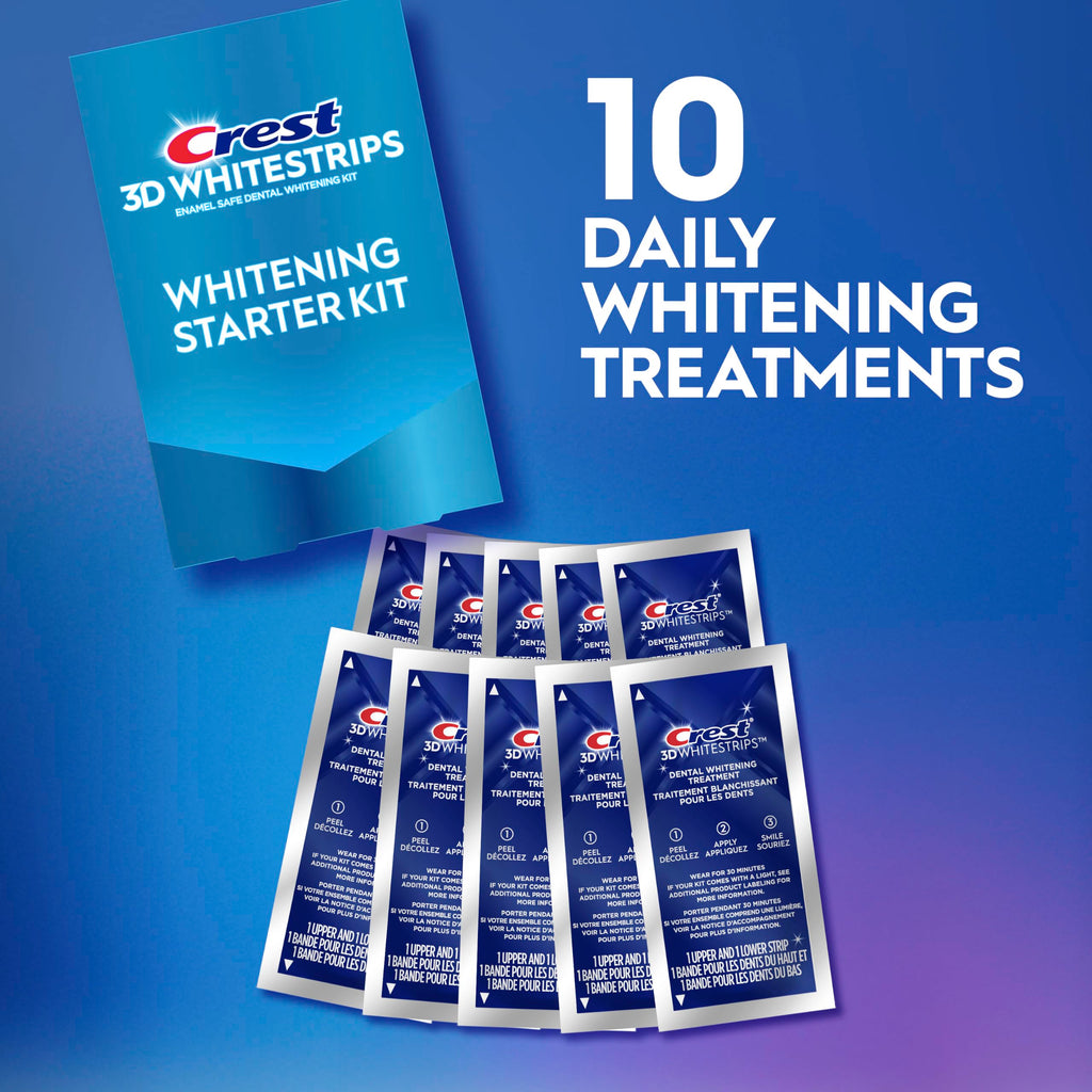 Crest 3D Whitestrips Whitening Starter Kit

