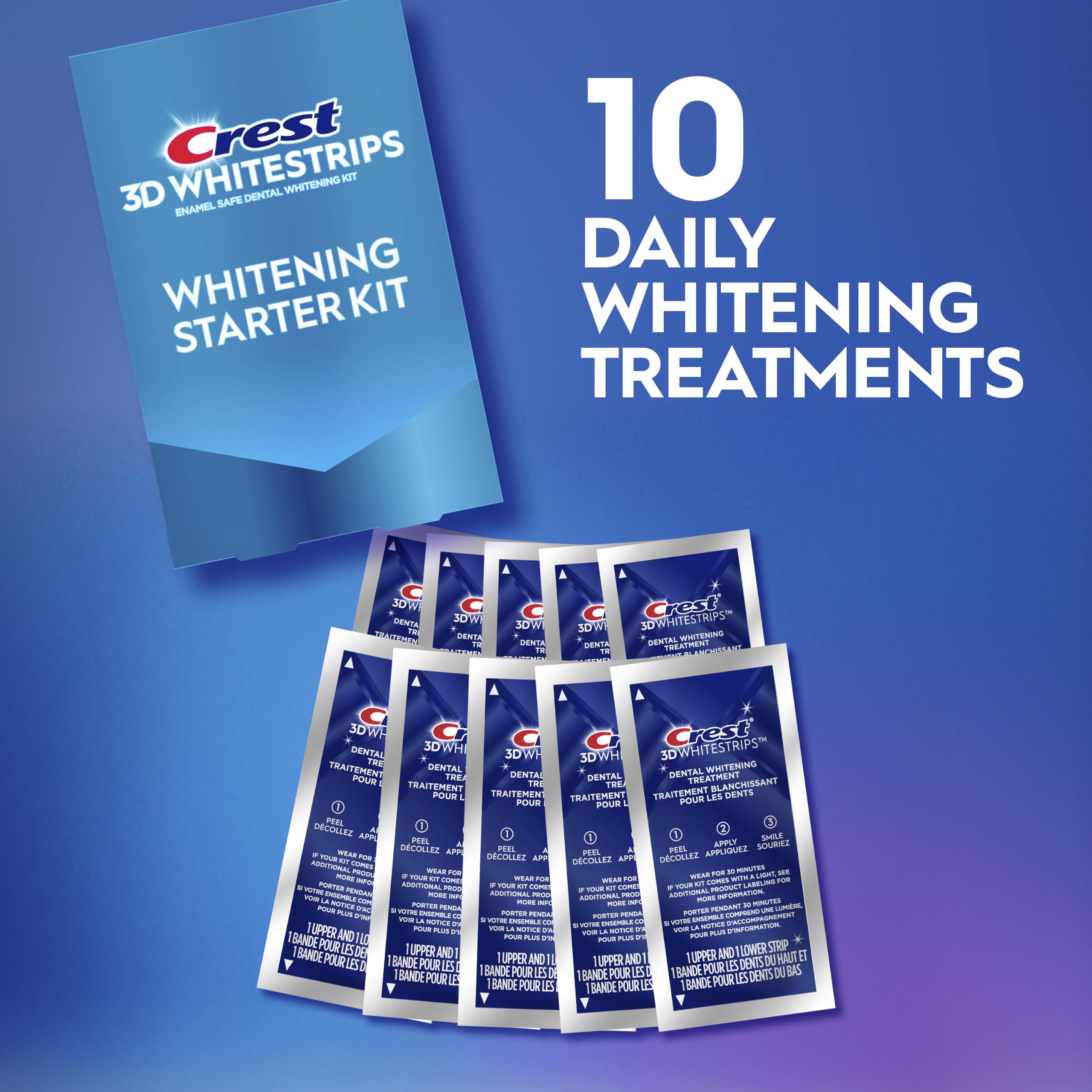 Crest 3D Whitestrips Whitening Starter Kit

