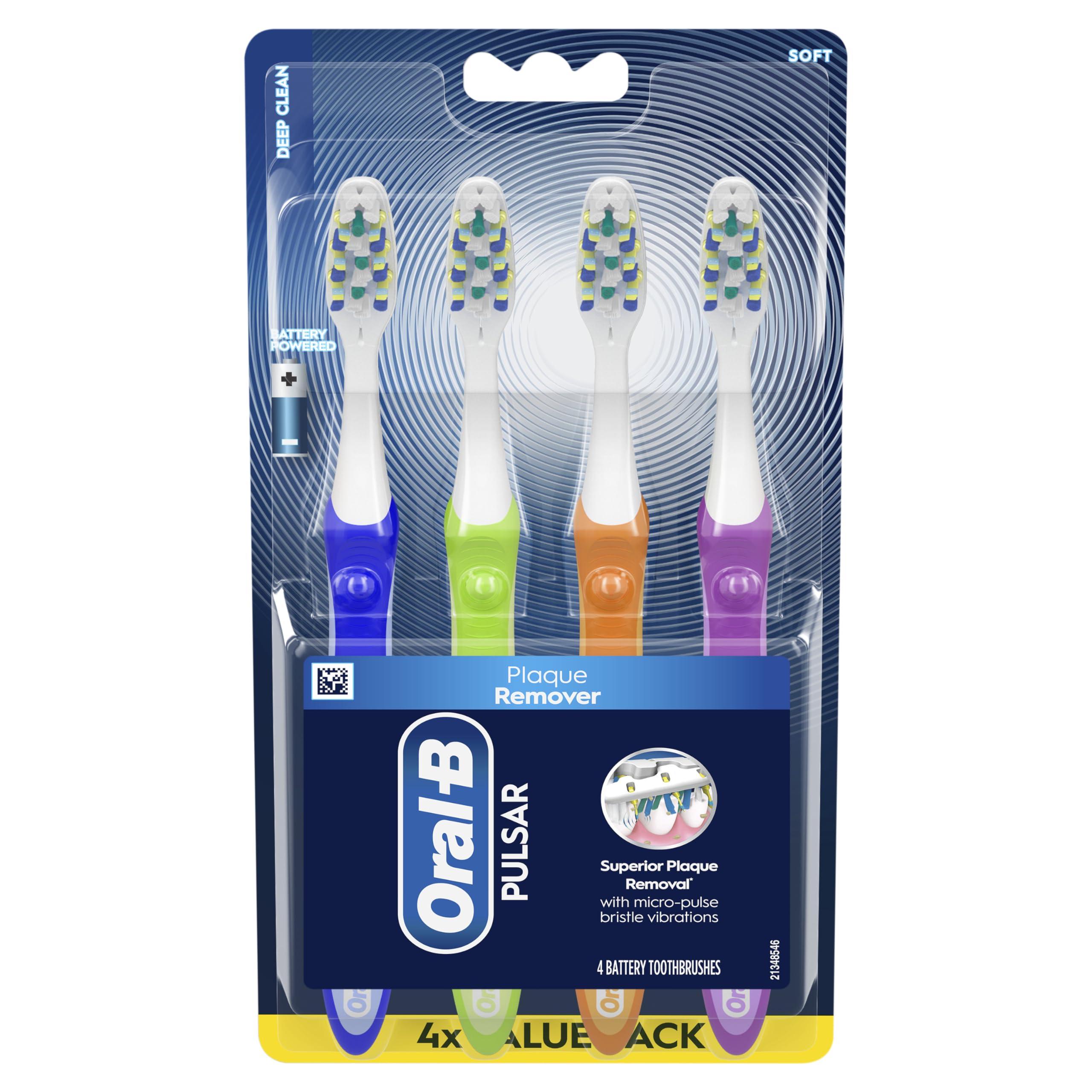 Oral-B Pulsar Toothbrush - Vibrating Plaque Remover

