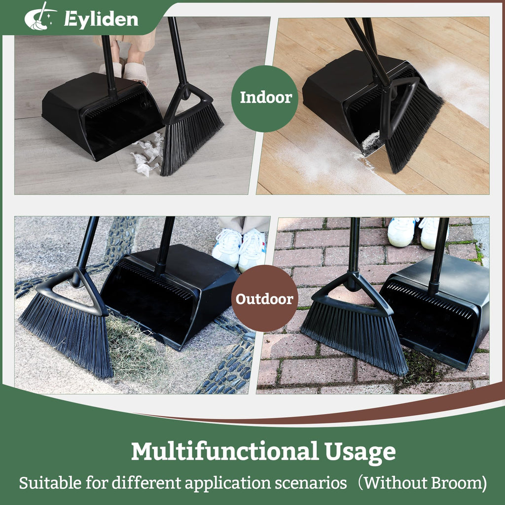 Eyliden Upright Large Commercial Dustpan with Comb Teeth

