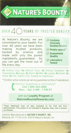 Nature's Bounty Probiotic Supplement for Digestive Health

