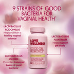 Love Wellness Good Girl Probiotics | 9-Strain Vaginal Health

