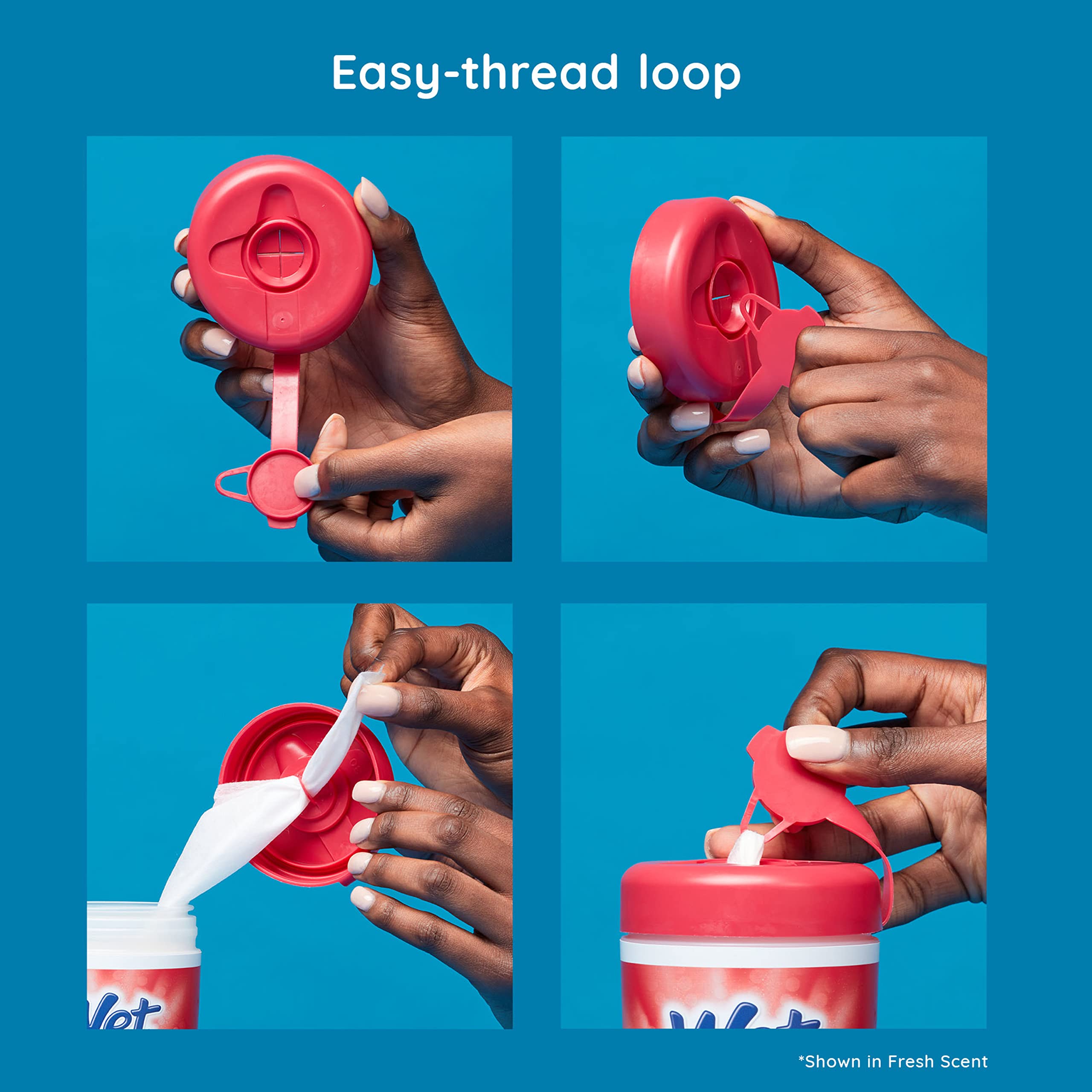 Wet Ones Antibacterial Hand Wipes Tropical Splash


