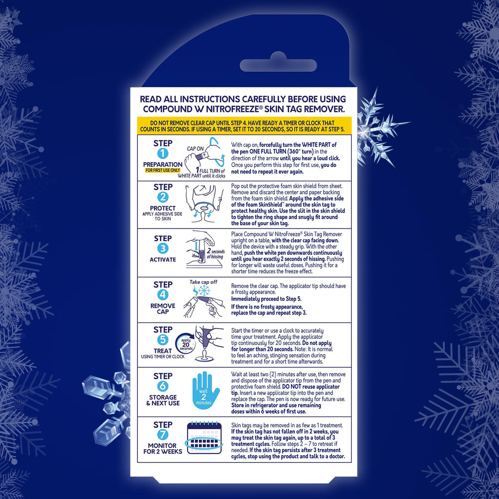 Compound W Nitrofreeze Skin Tag Remover Kit | FDA Cleared

