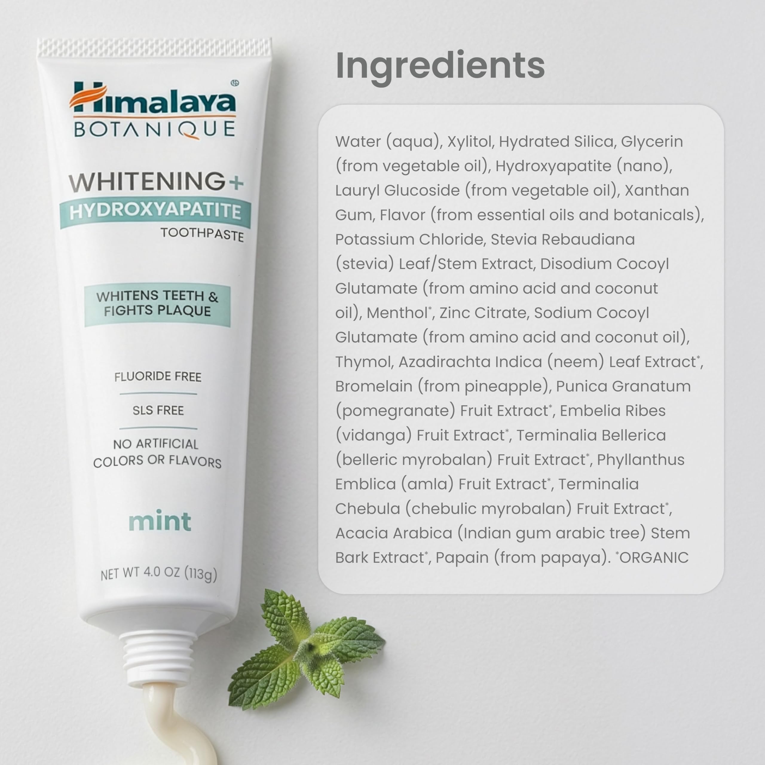 Himalaya Nano Hydroxyapatite Toothpaste - Fluoride Free

