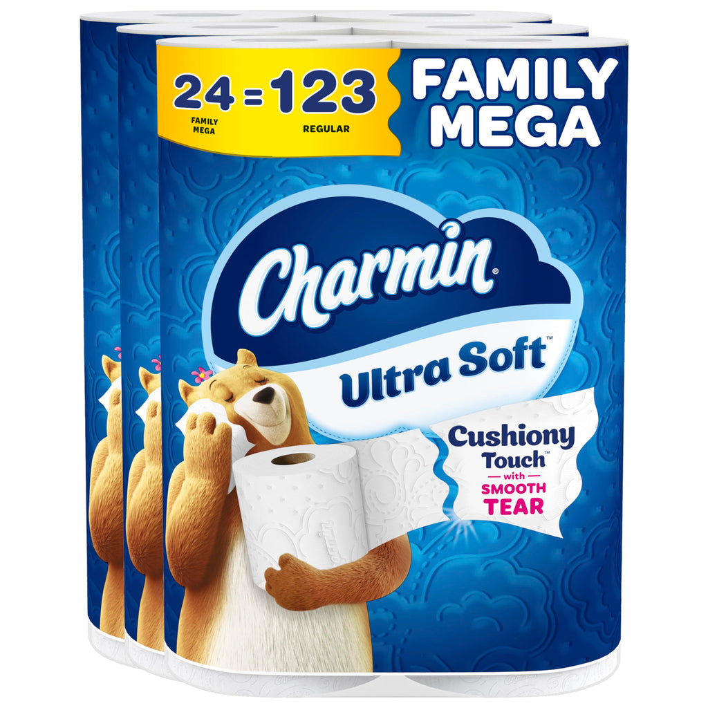 Charmin Ultra Soft Cushiony Touch Toilet Paper

