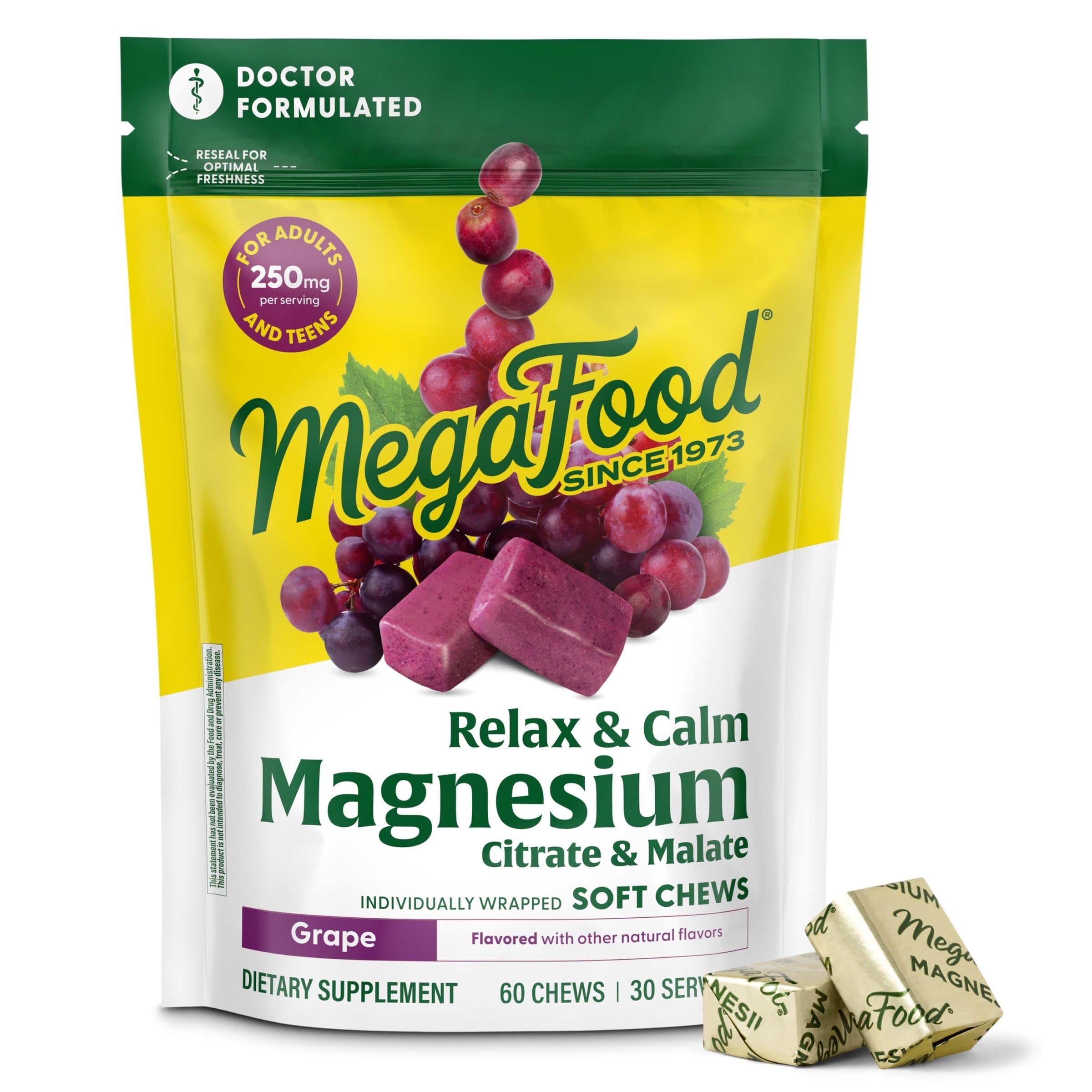MegaFood Relax + Calm Magnesium Complex | Doctor Formulated

