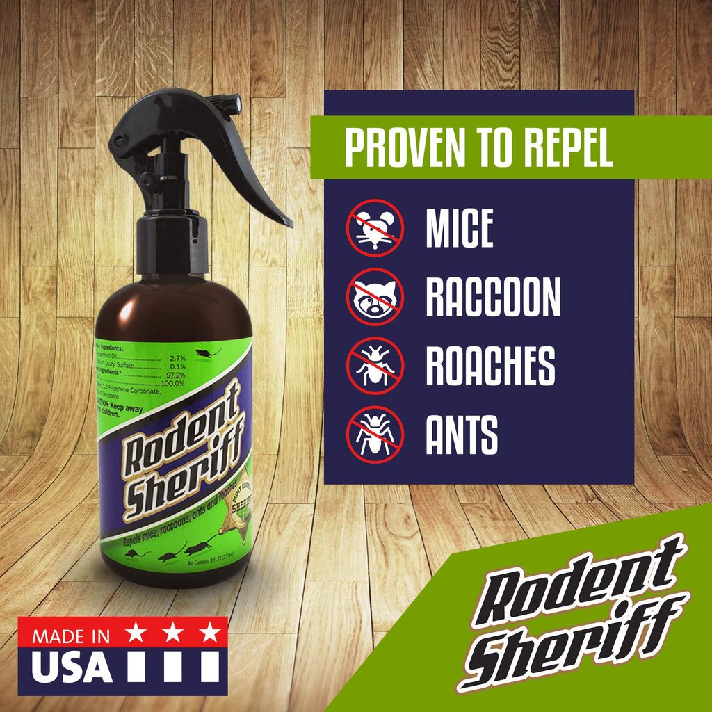 Peppermint Oil Repellent Rodent Sheriff | Pest Control Spray

