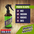 Peppermint Oil Repellent Rodent Sheriff | Pest Control Spray

