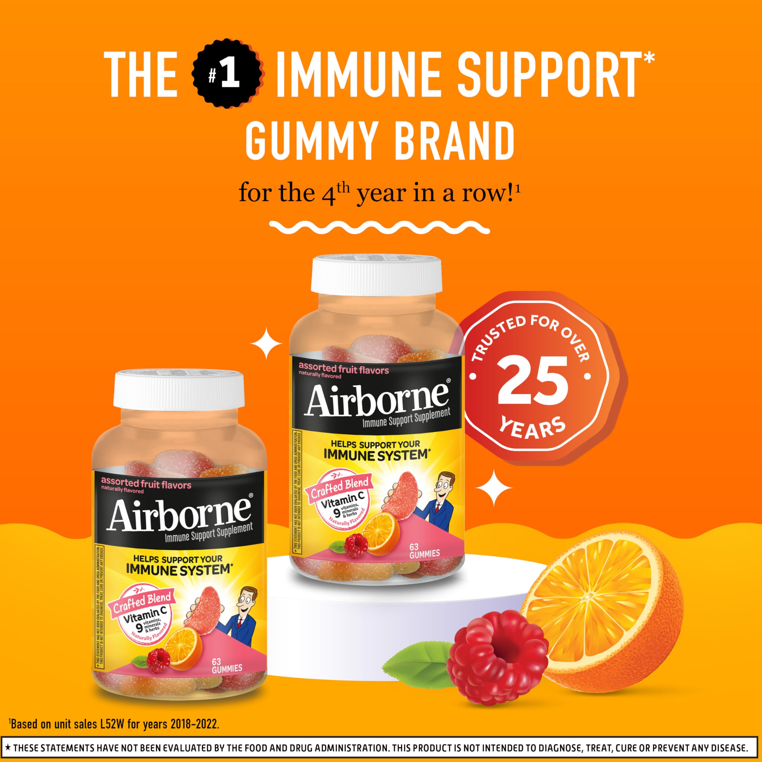 Airborne Vitamin C Gummies | Immune Support

