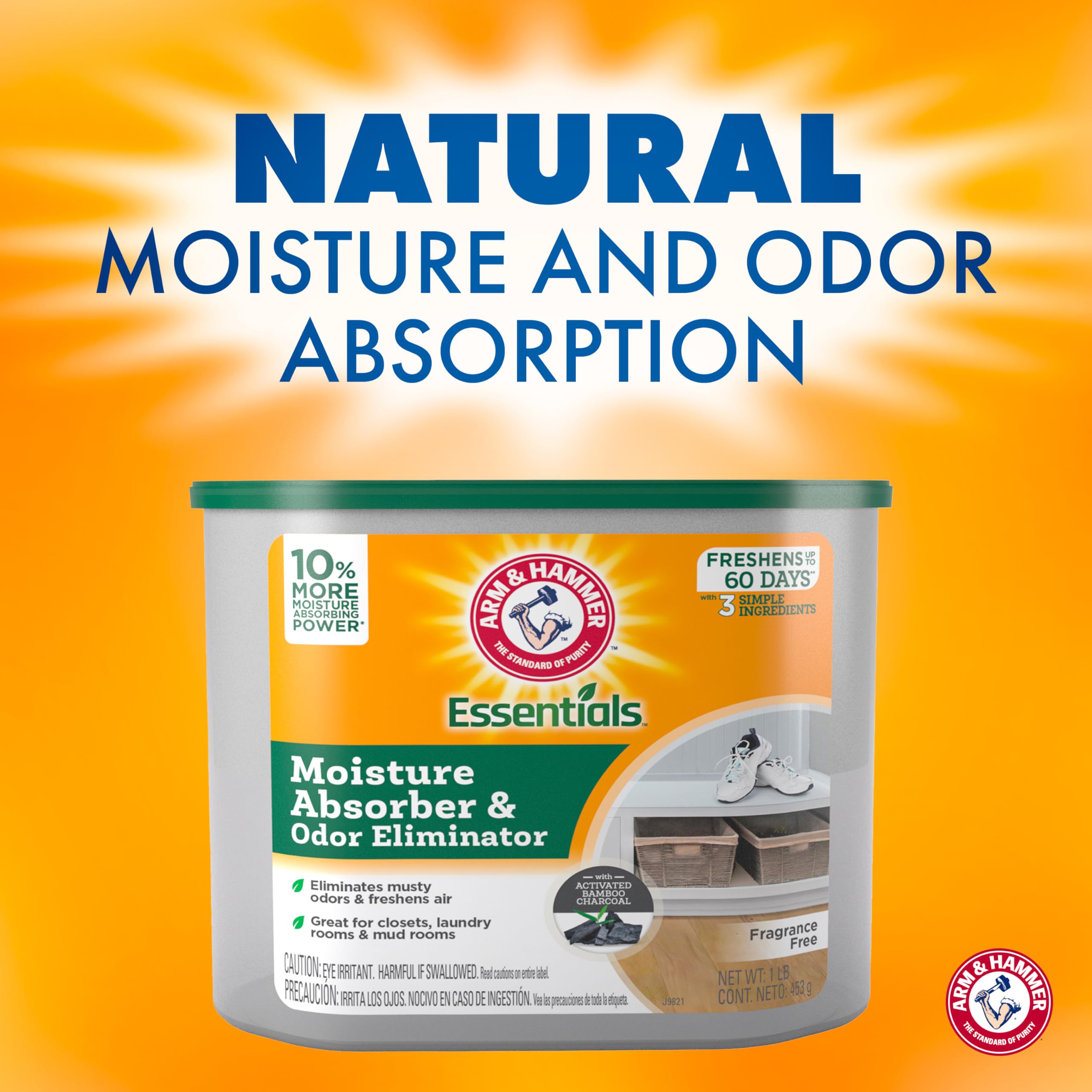 Arm & Hammer Essentials Moisture Absorber and Odor Eliminator

