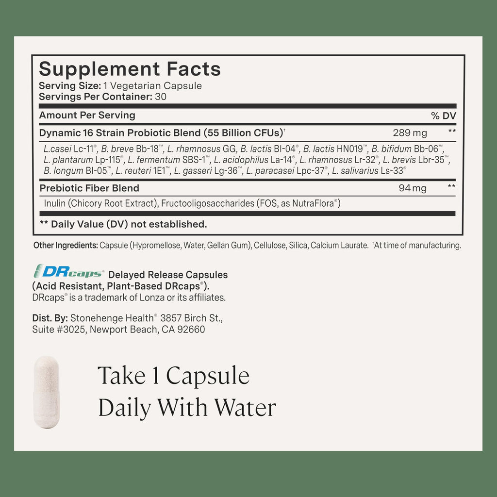 Stonehenge Health Dynamic Biotics Probiotic 55B CFU

