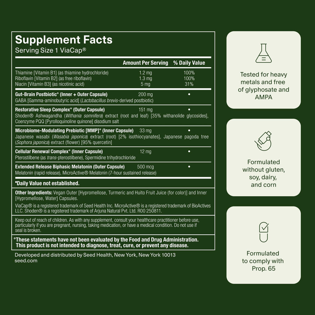 Seed Sleep Support for Adults

