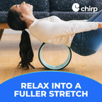 Chirp Wheel Foam Roller for Back & Neck Pain Relief

