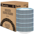Ginkgo Paper Plates - Disposable Dinnerware for Gatherings

