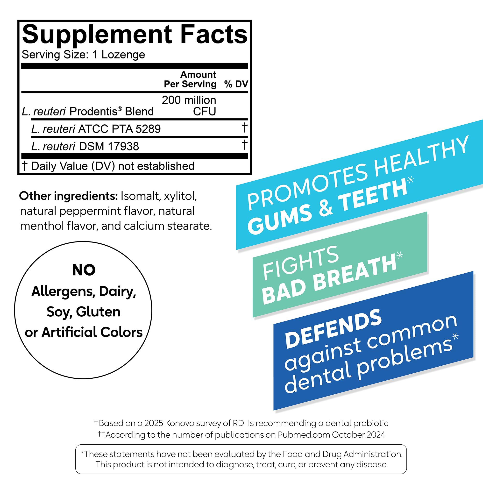 BioGaia Prodentis Dental Probiotic Lozenges | Healthy Gums


