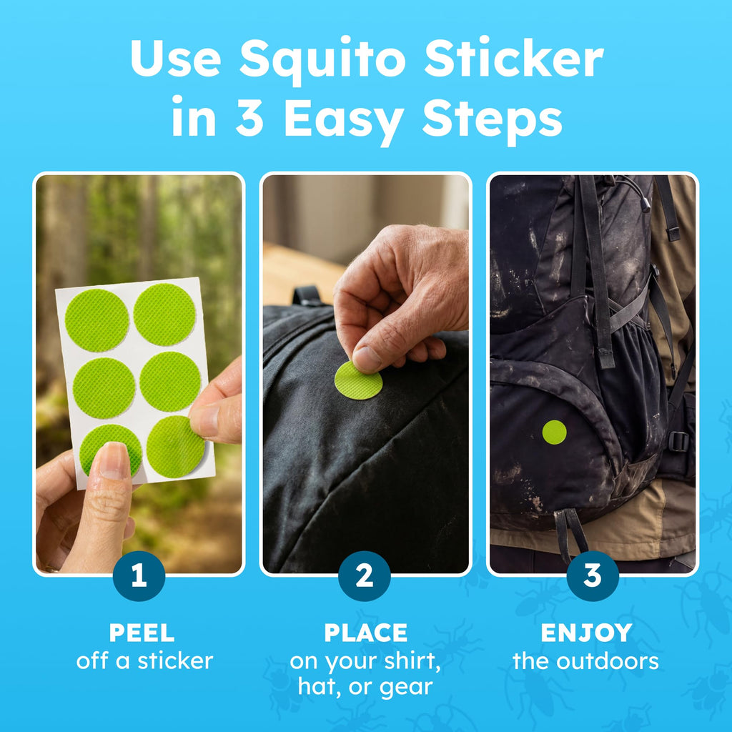 BugMD Squito Stickers Mosquito Repellent Patches

