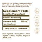 Solgar Vegetarian CoQ-10 Supplement for Heart Health

