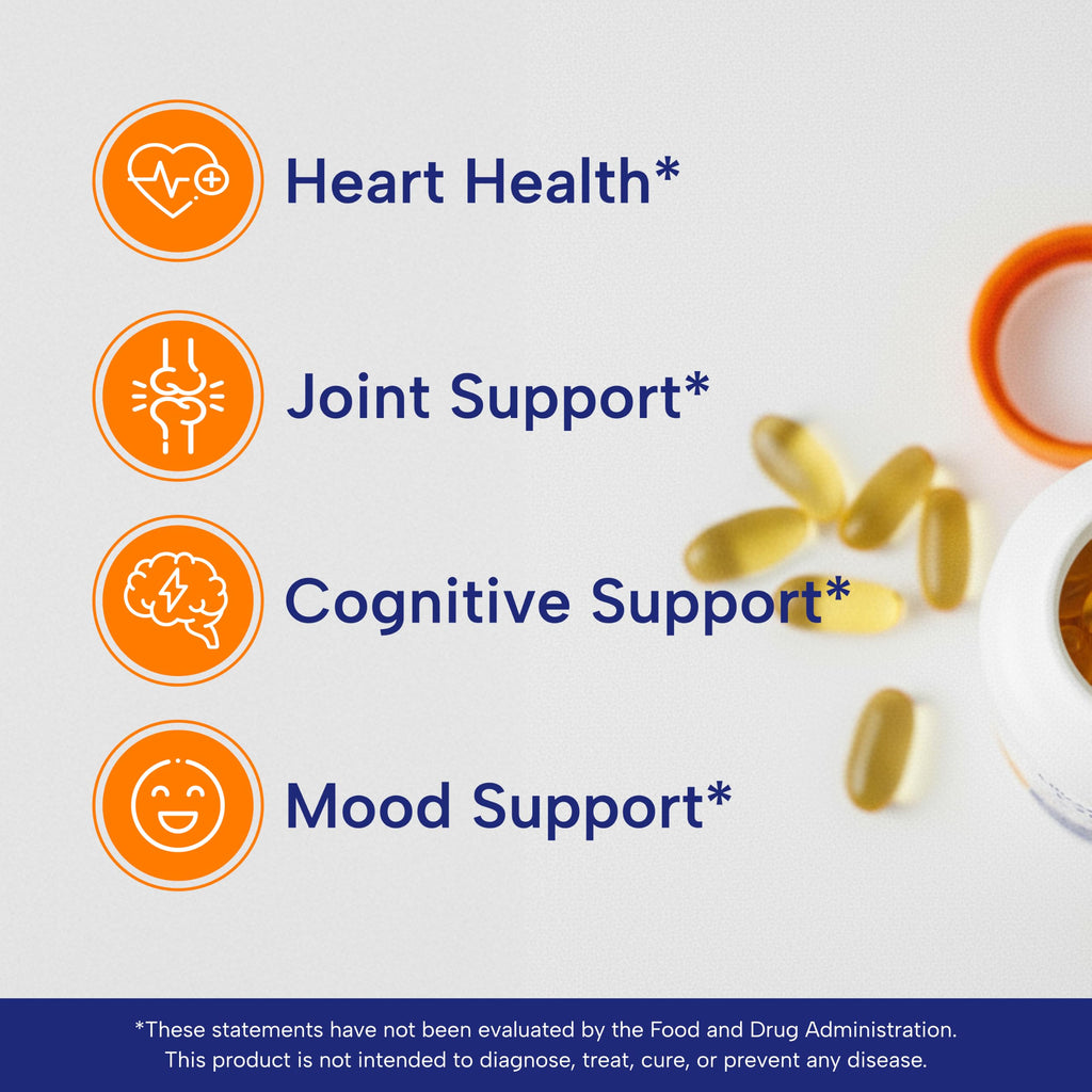 OmegaVia Ultra Concentrated Omega-3 Burpless Softgels

