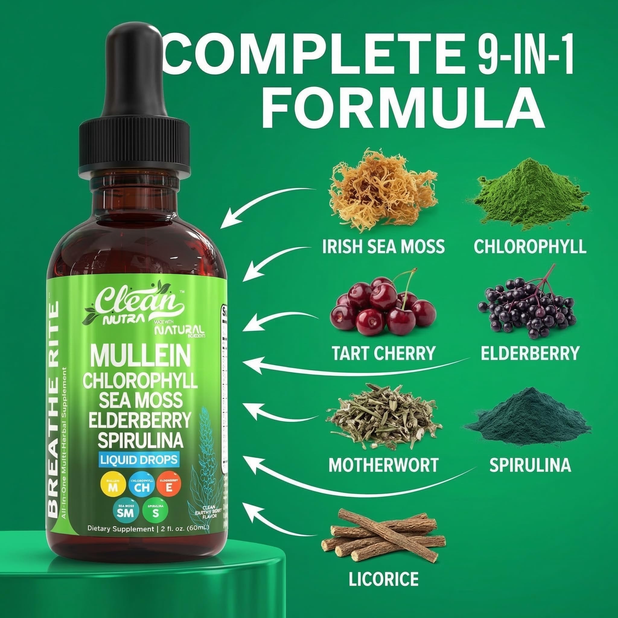 Mullein Drops Lung Support Tincture

