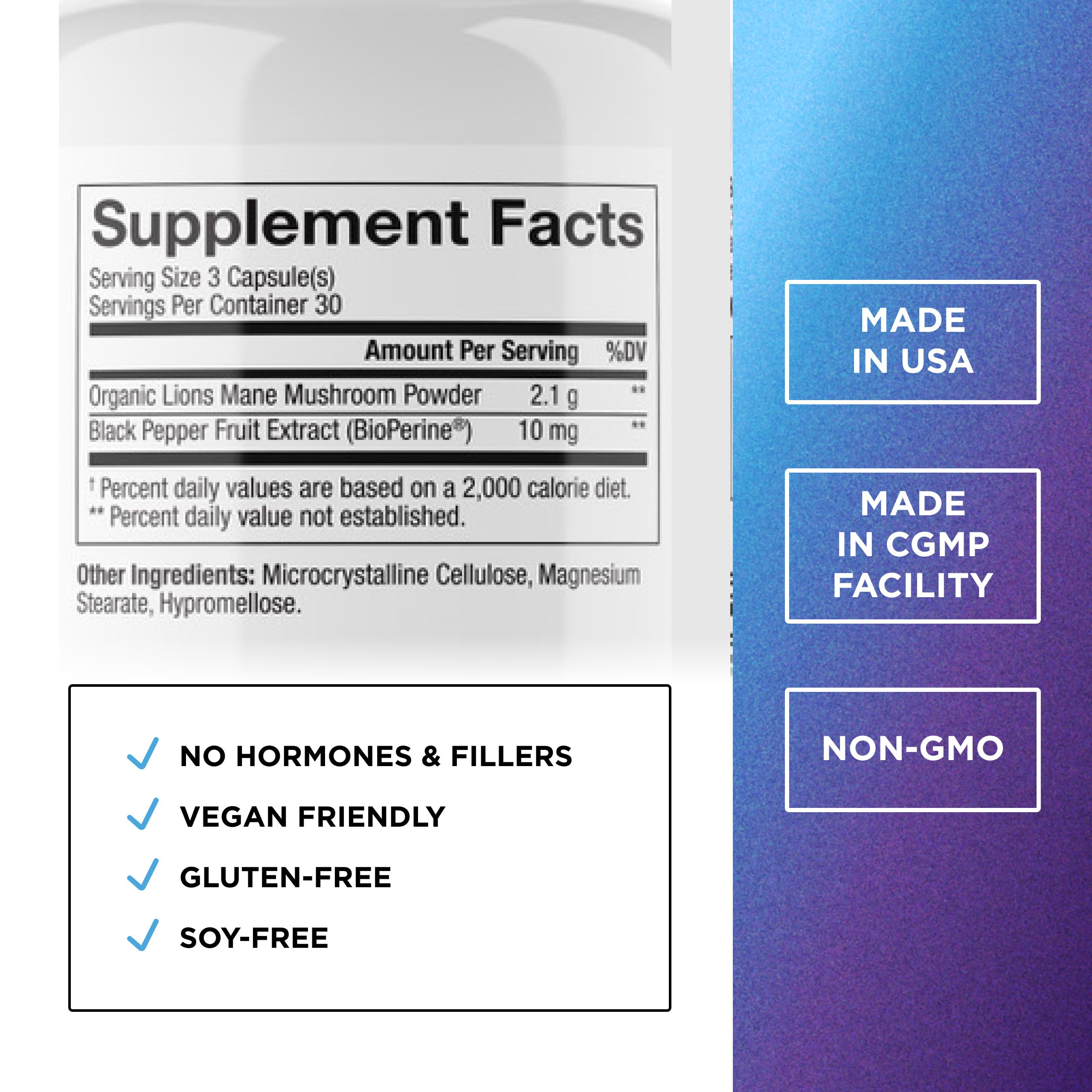 Dr. Emil Nutrition Lion's Mane Capsules for Focus

