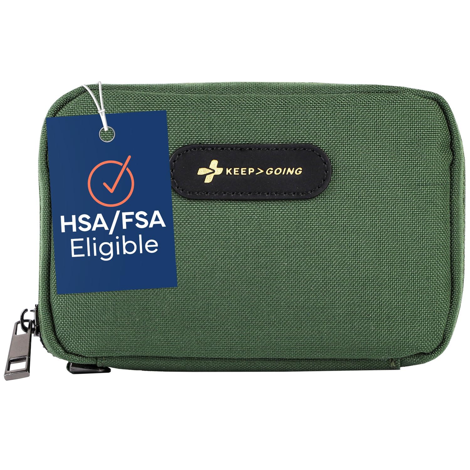 KEEP GOING Travel First Aid Kit – 130 Pc, TSA-Approved