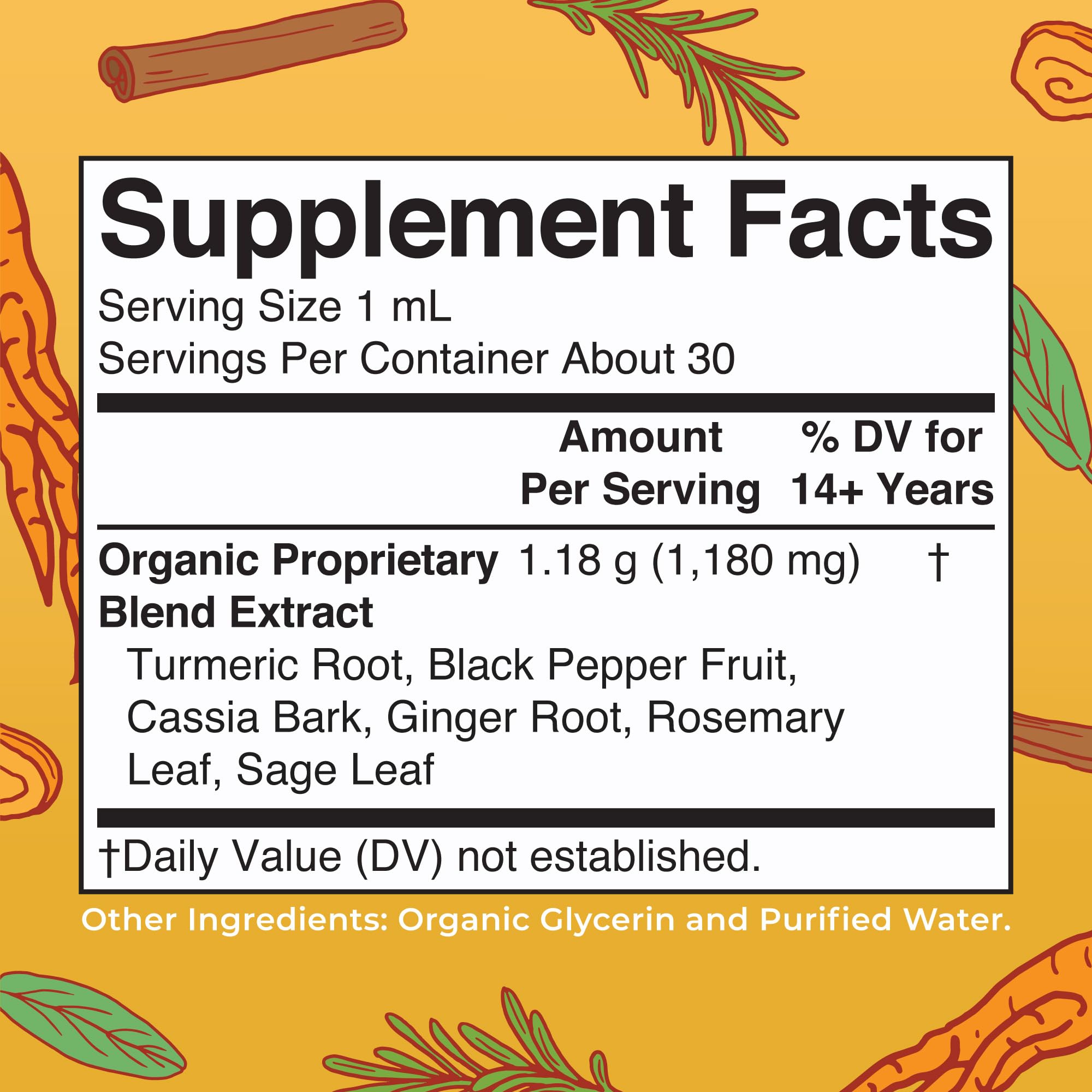 MaryRuth's Turmeric Gold Liquid Drops - Immune Support

