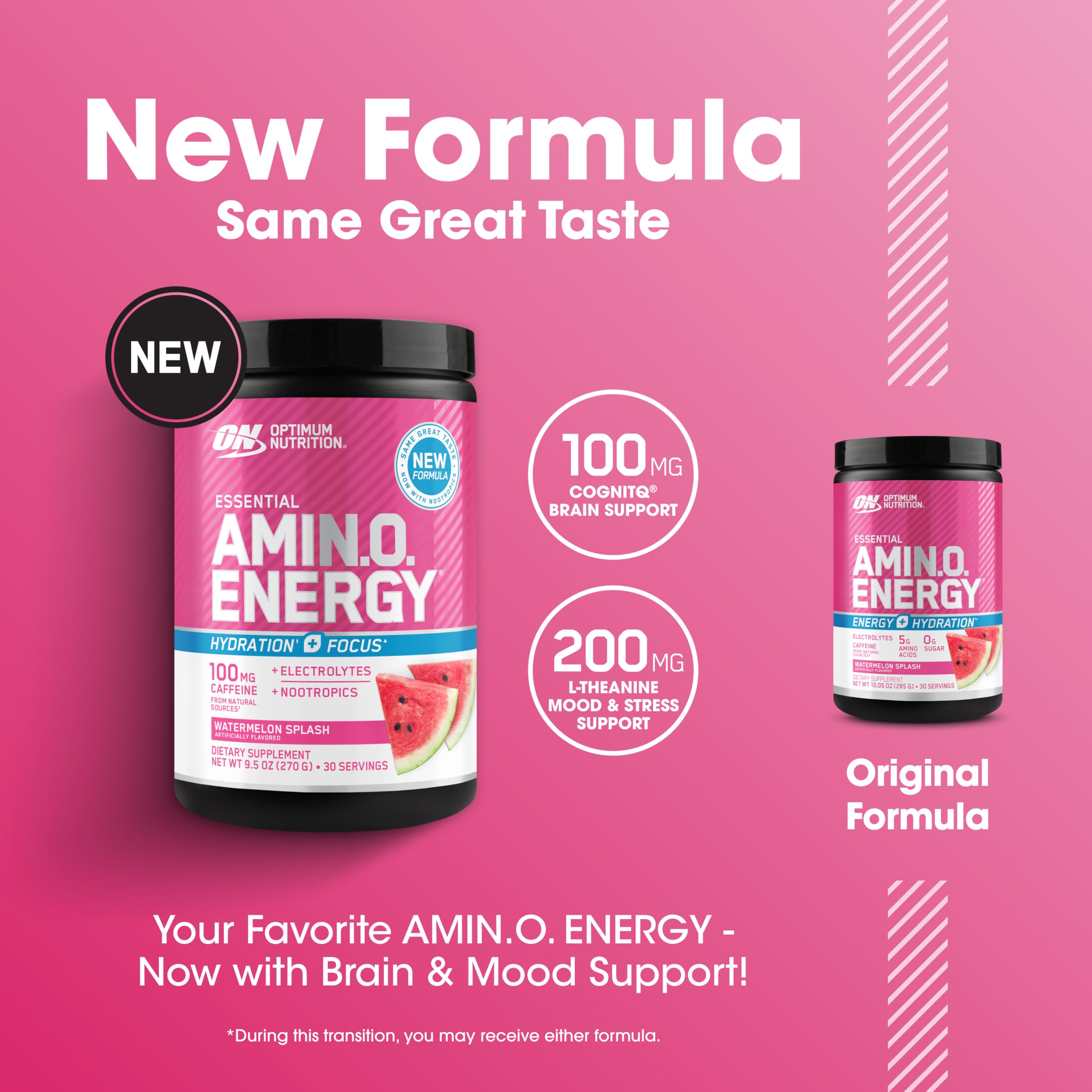 Amino Energy Powder Plus Focus Optimum Nutrition

