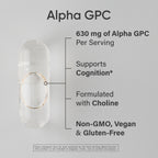 Sports Research Alpha GPC 630mg Extra Strength Focus

