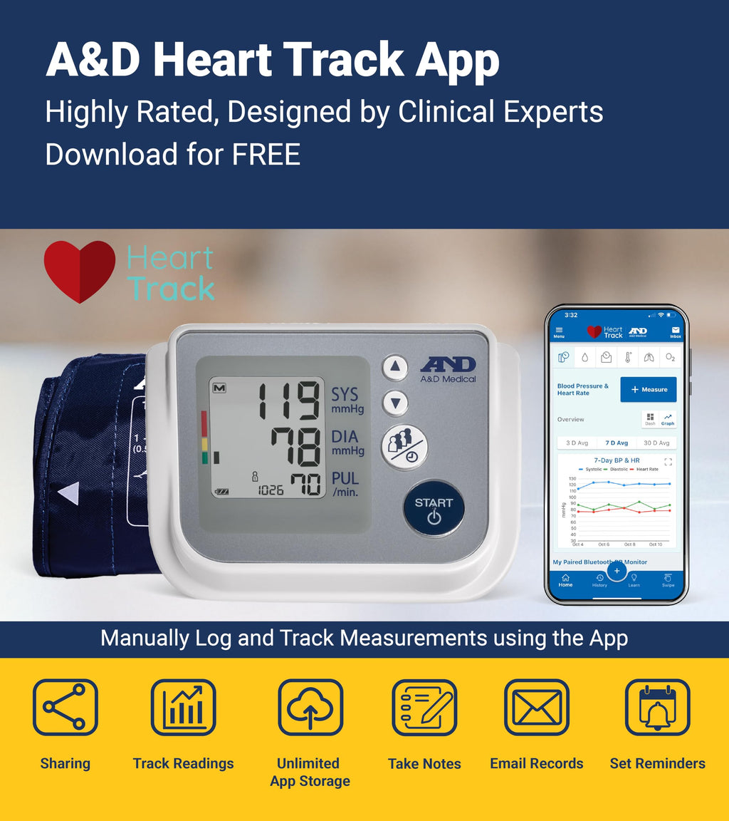Blood Pressure Monitor UA-767FAC by A&D - Multi-User

