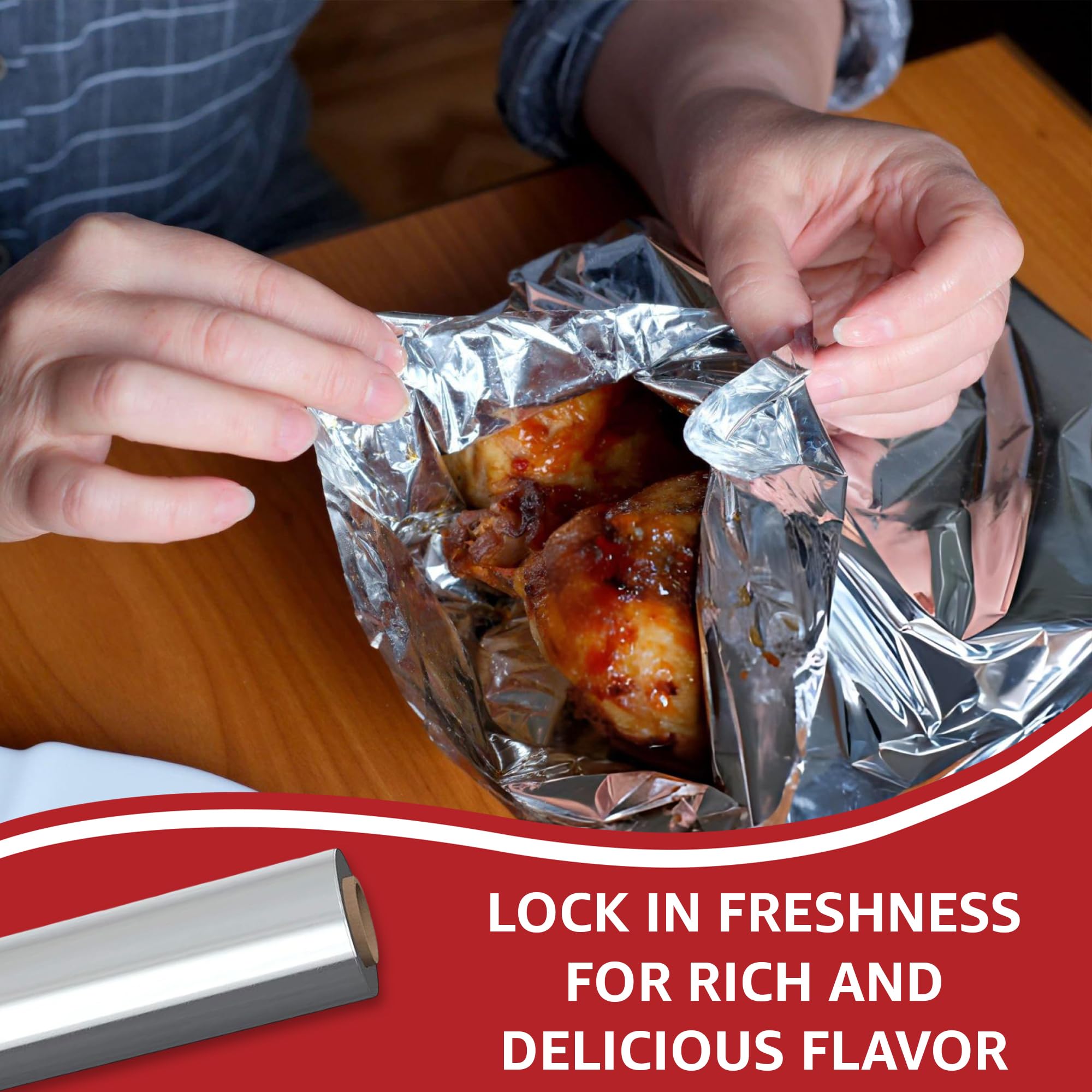 Commercial Aluminum Foil Roll – Food Safe & Durable

